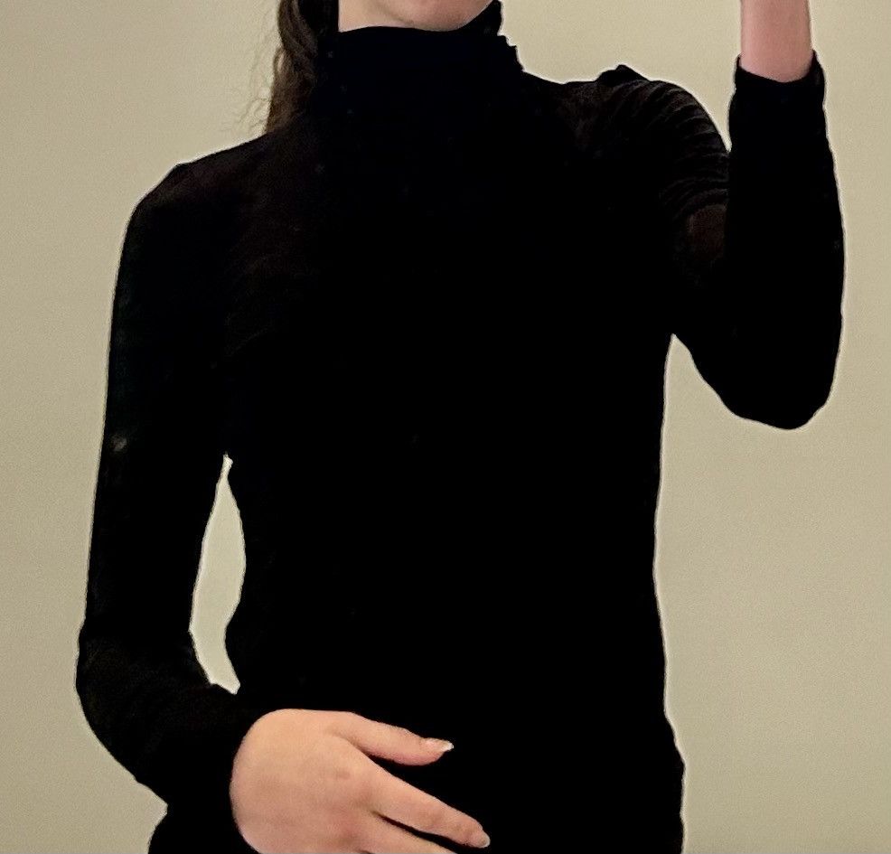 Shein Black Shein turtleneck long sleeve shirt Size XS / US 0-2 / IT 36-38 - 1 Thumbnail