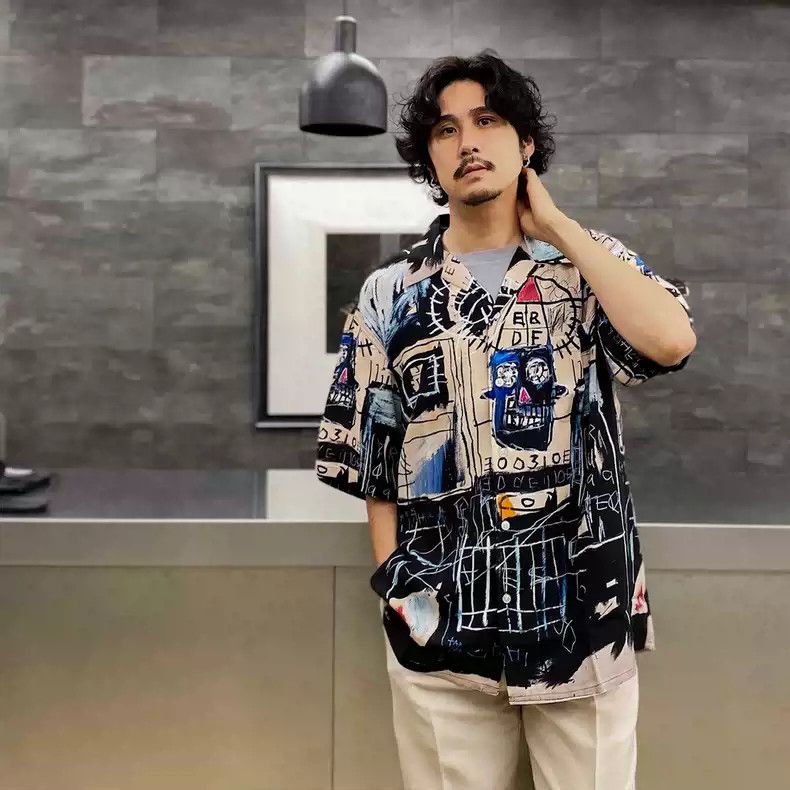 Wacko Maria Wacko Maria Jean-Michel Basquiat Hawaiian Shirt | Grailed