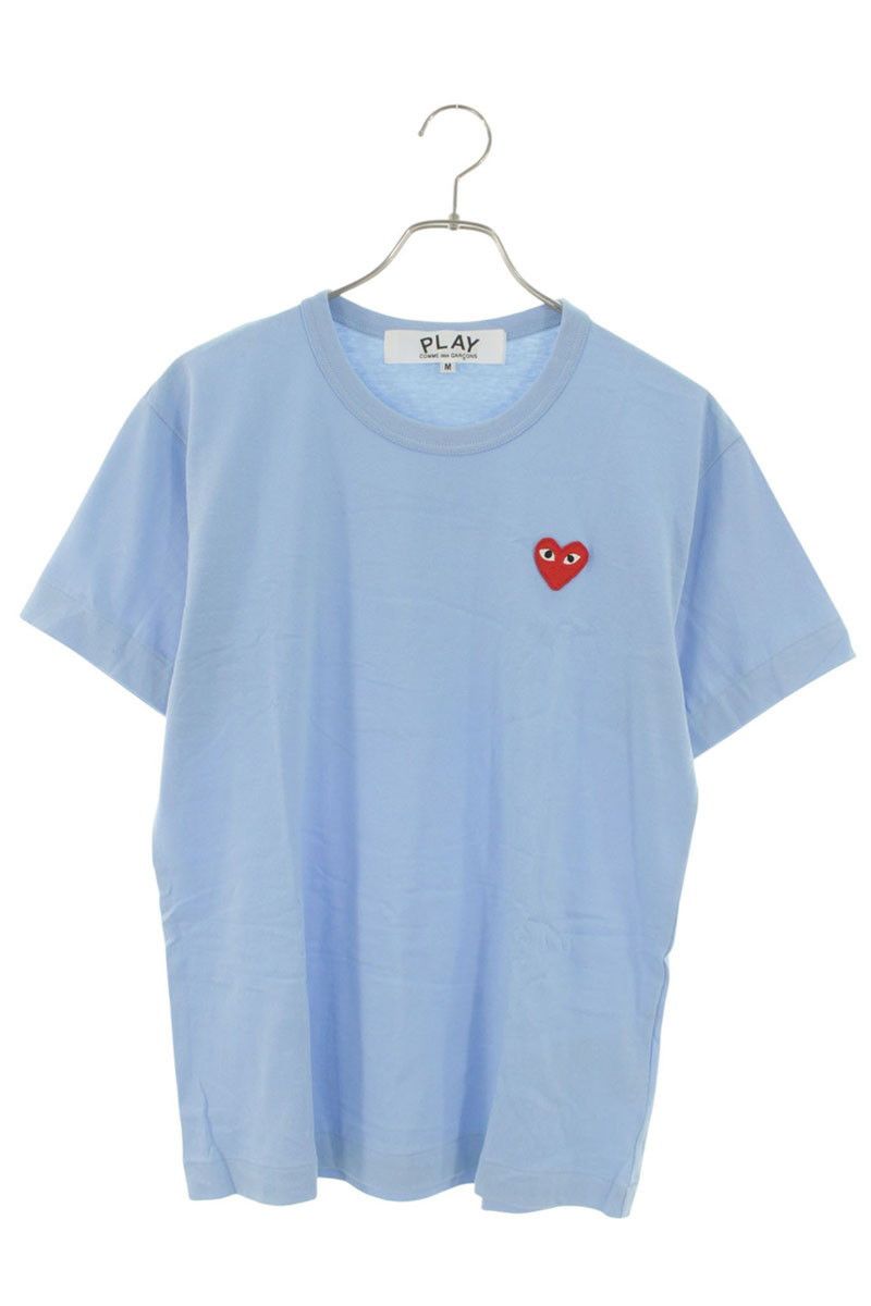 Comme des Garcons PLAY COMME des GARCONS Logo Patch T-Shirt Blue Size M Size US M / EU 48-50 / 2 - 1 Thumbnail