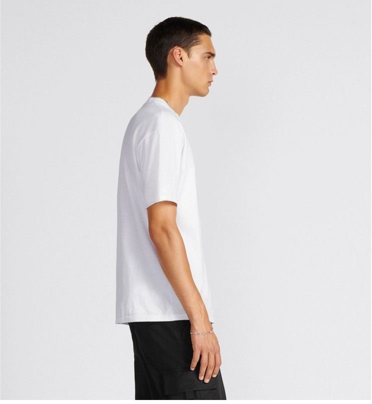 Dior o1w1db11024 Relaxed-Fit T-Shirt in White Size US M / EU 48-50 / 2 - 5 Thumbnail