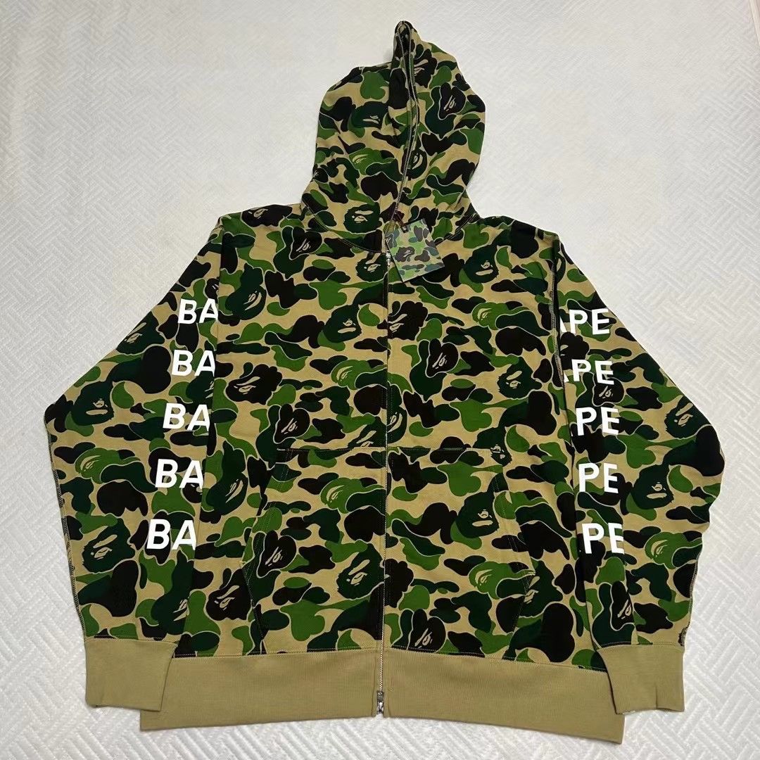 BAPE CAMO FULL ZIP HOODIE