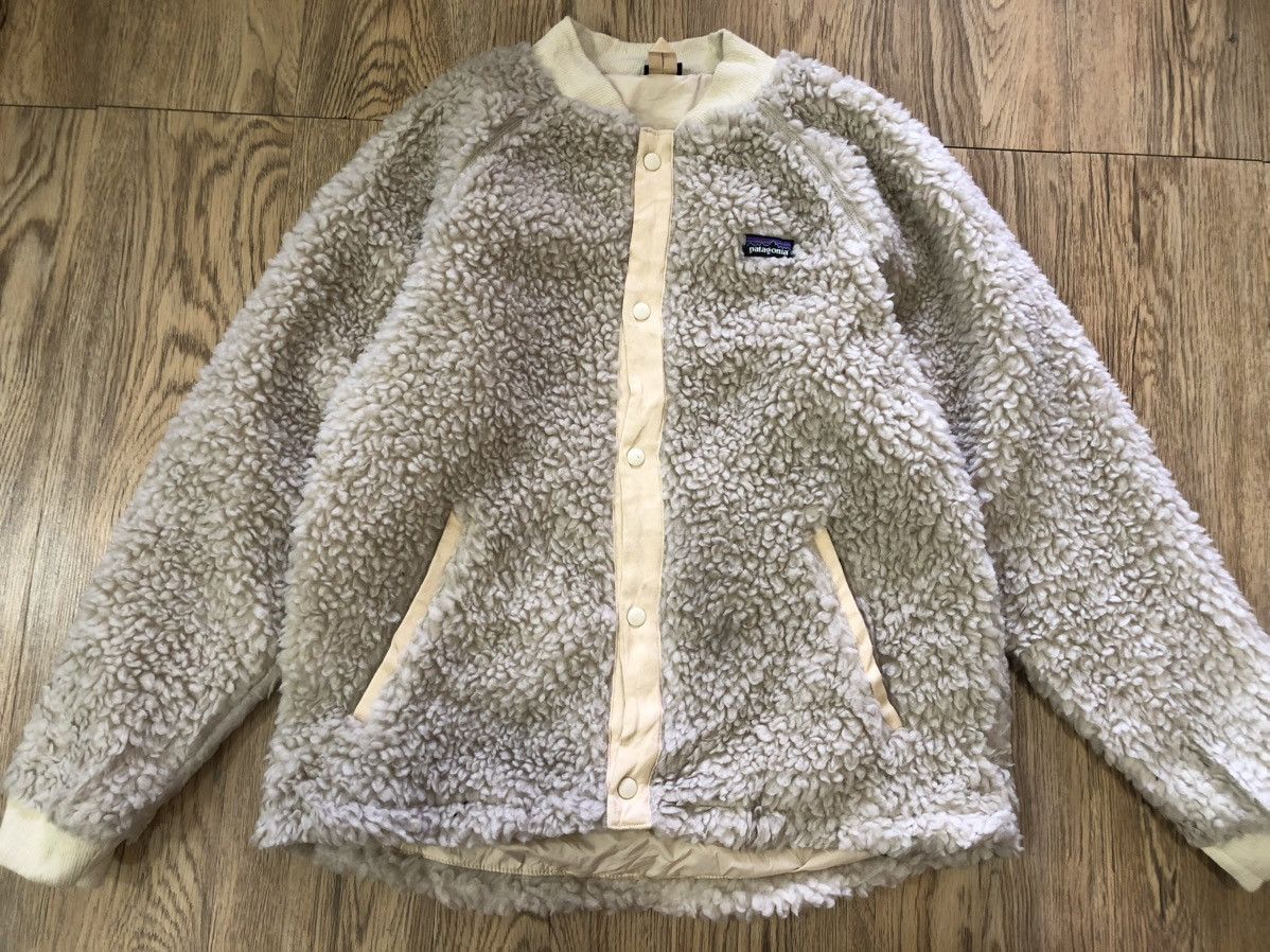Patagonia × Vintage Patagonia rough fleece jacket Size US L / EU 52-54 / 3 - 4 Thumbnail