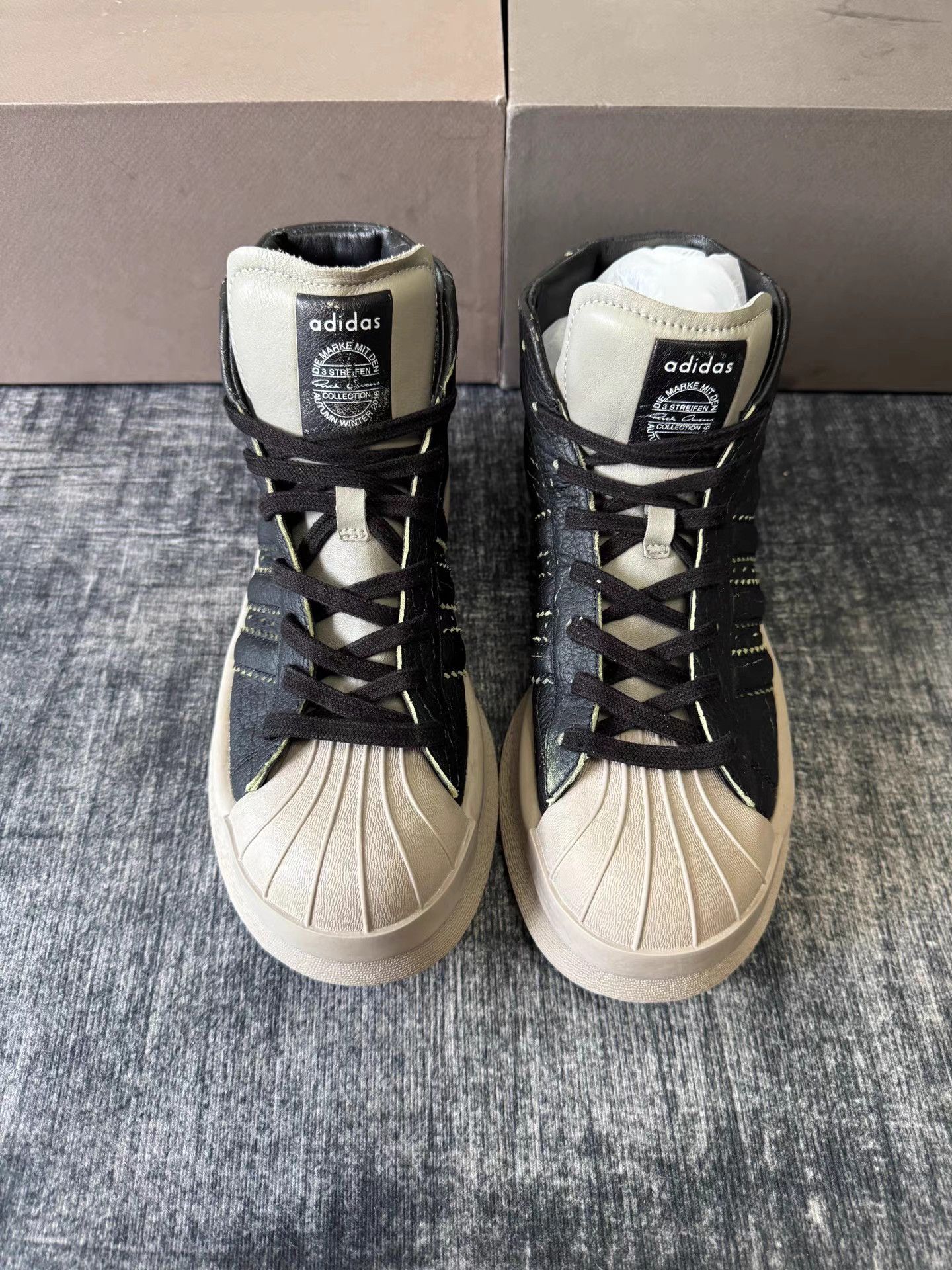 Rick Owens Rick Owens x Adidas Superstar Size US 9 / EU 42 - 6 Thumbnail