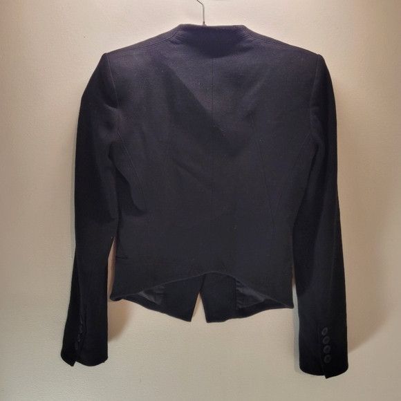 Helmut Lang Helmut Lang Black Blazer With Shoulder Pads - S Size S / US 4 / IT 40 - 2 Thumbnail