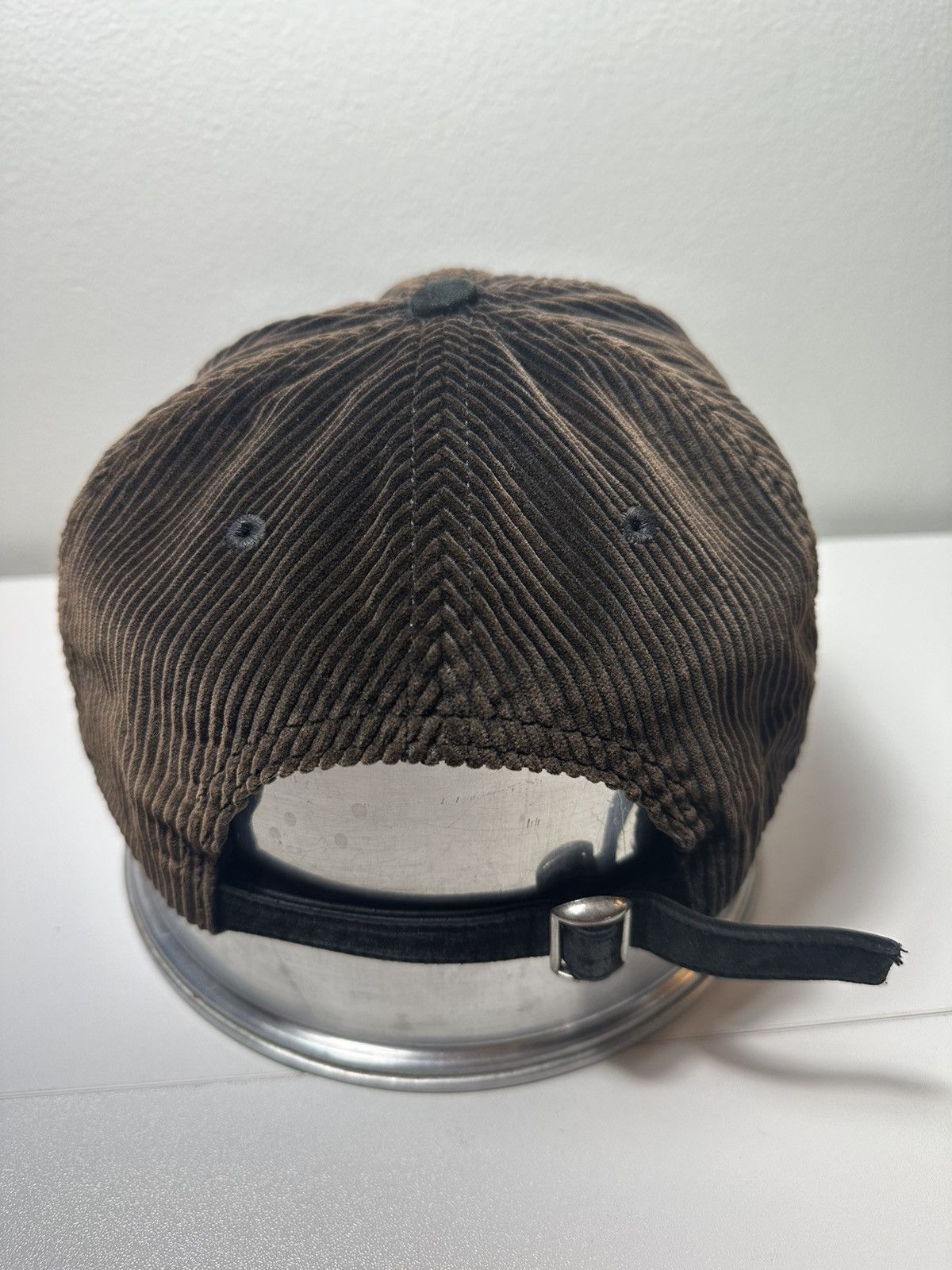 Supreme Supreme Classic Logo Corduroy 6-Panel Cap Hat Size ONE SIZE - 5 Thumbnail