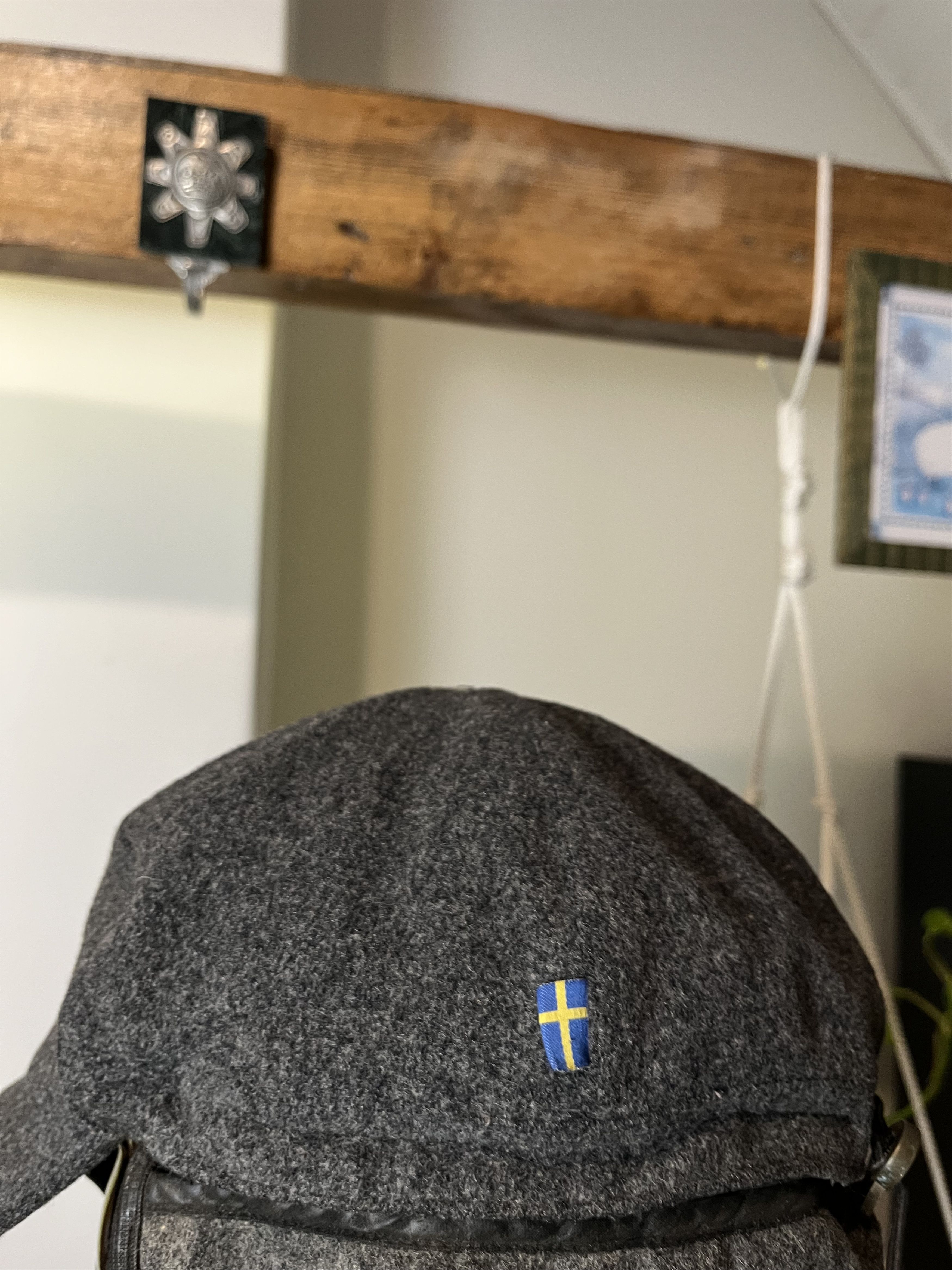 Fjallraven × Vintage Vintage 90s Fjallraven Gray Wool Cap Rare Size ONE SIZE - 5 Thumbnail
