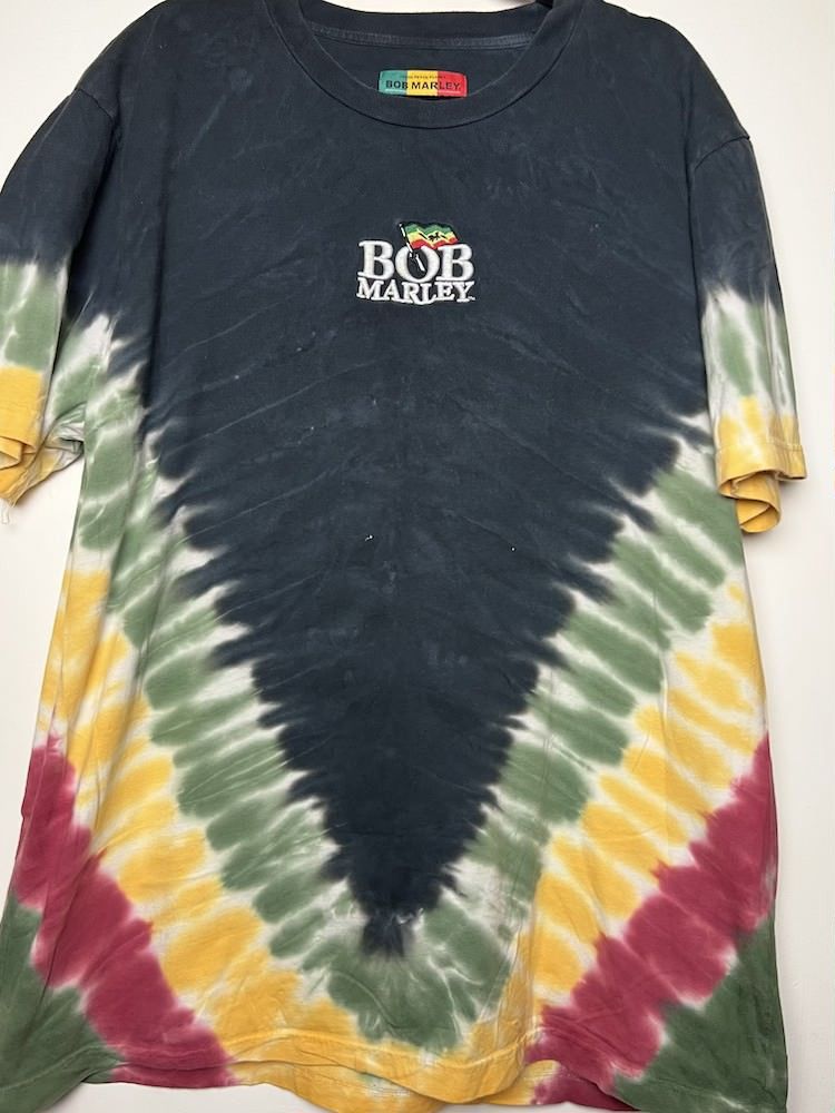 Vintage Vintage Tie Dye and the Wailers 1973 Tour Graphic T-Shirt Size US XXL / EU 58 / 5 - 2 Thumbnail