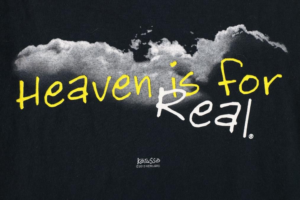 Vintage Vintage Y2K Christian Heaven Is For Real Hebrews T-Shirt Size US L / EU 52-54 / 3 - 4 Thumbnail