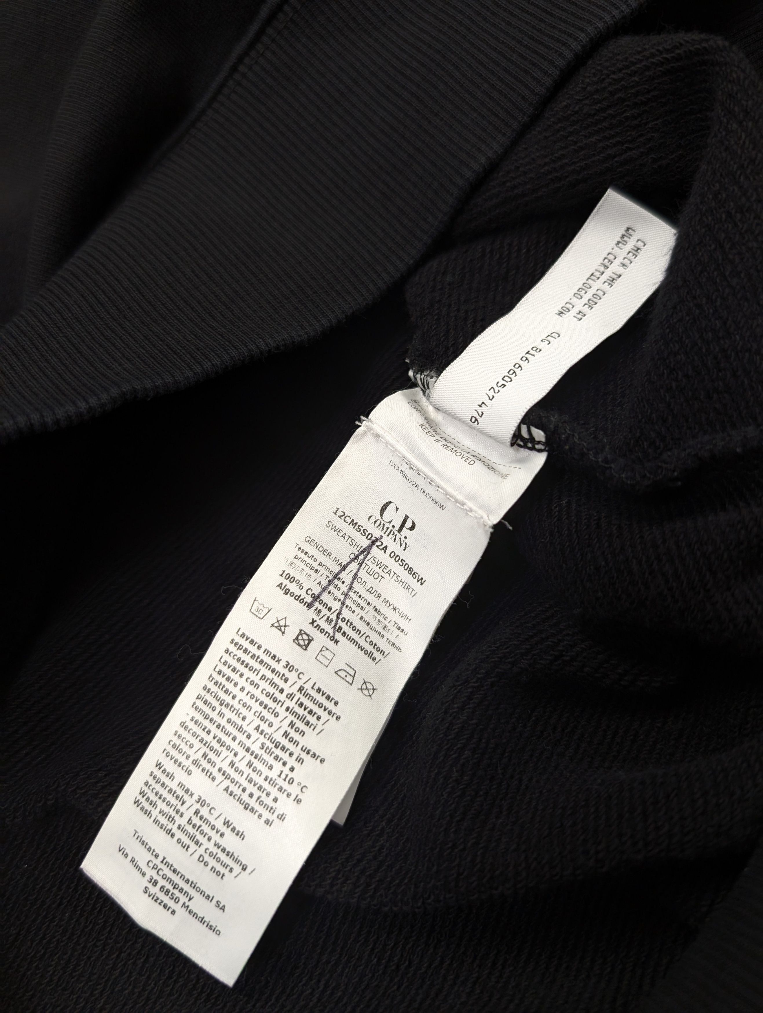 C.P. Company C.P. Company Sweatshirt Black Size S Size US S / EU 44-46 / 1 - 14 Thumbnail