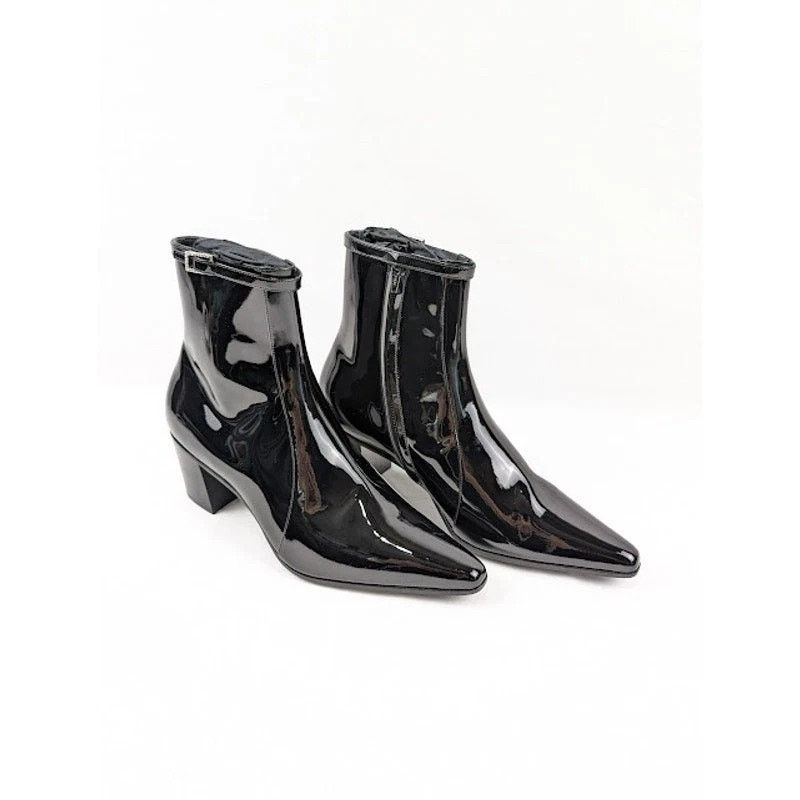 Saint Laurent Paris o1rshd1 Q:2 / Arsun 70 Zipped Boots in Nero Size US 8 / EU 41 - 11 Thumbnail