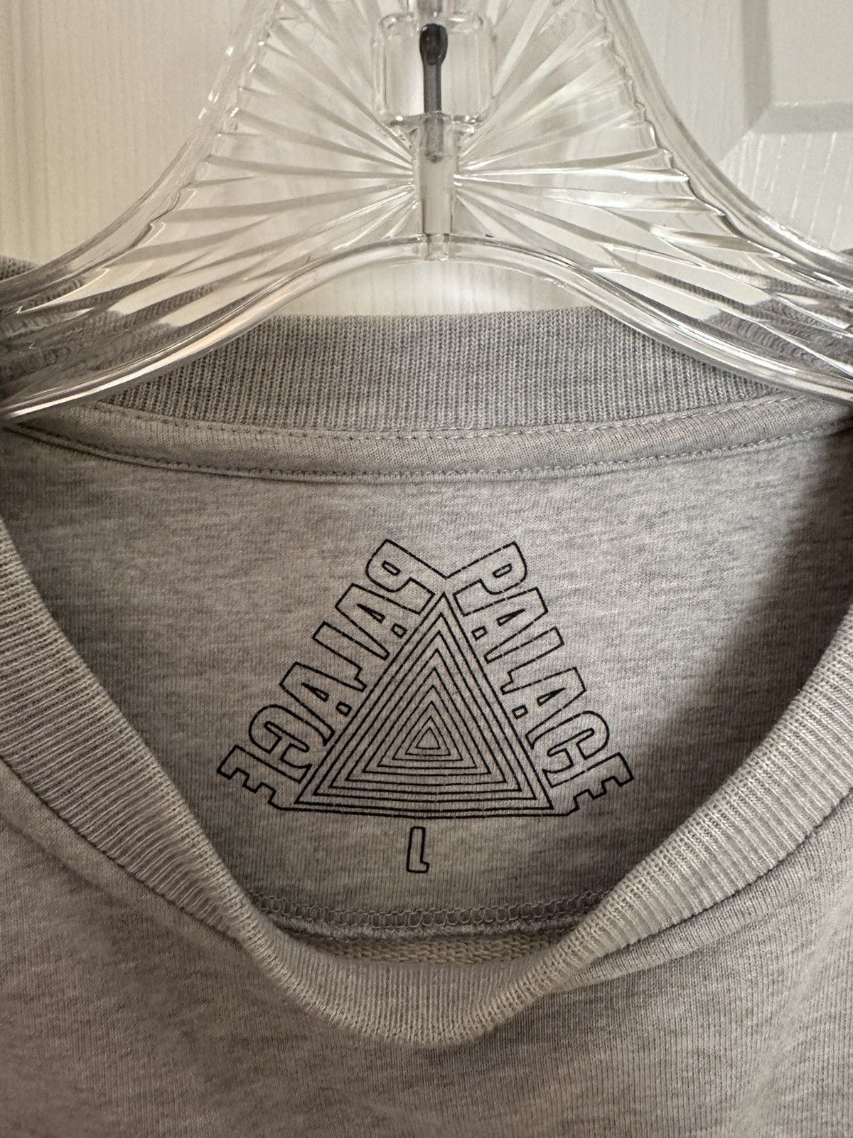 Palace Grey and Orange crewneck Size US L / EU 52-54 / 3 - 3 Thumbnail