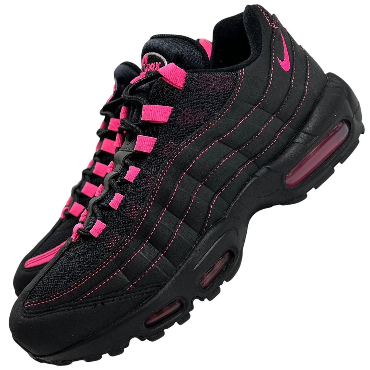 Nike Nike Air Max 95 Black Pink Blast - Size US 10 / EU 44 Size US 10 / EU 43 - 2 Thumbnail