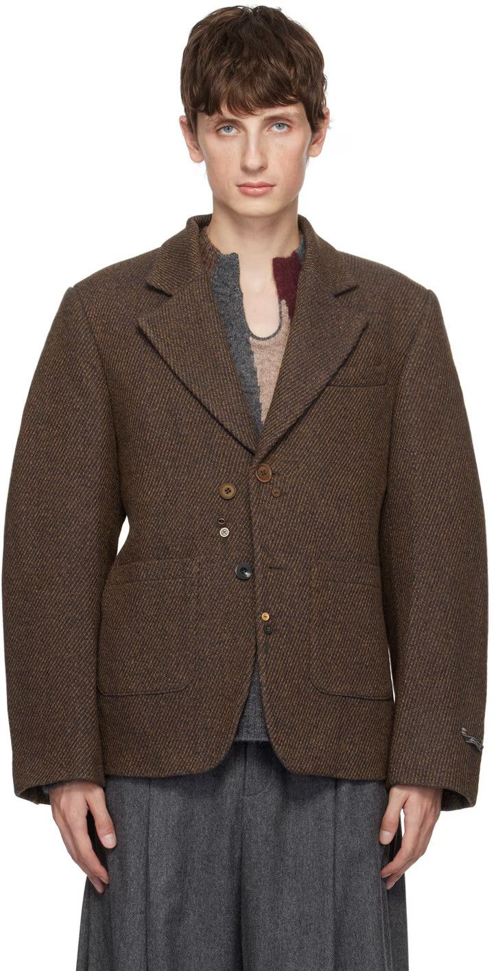 Ader Error Ader Error - Brown Blazer XL Size 48L - 1 Thumbnail
