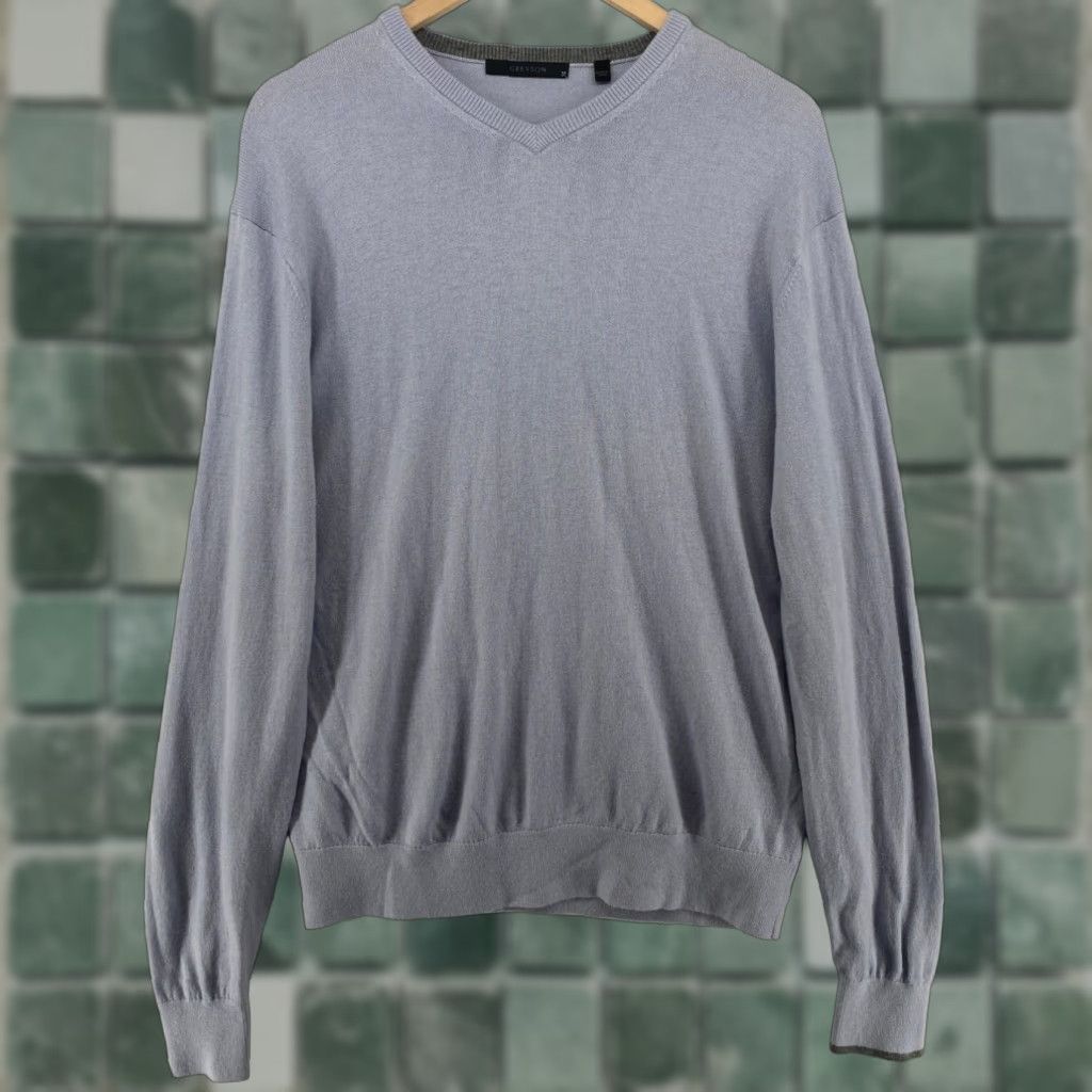 Greyson Mens Sweater M Extra Large Merino Wool Blend Long Sleeve