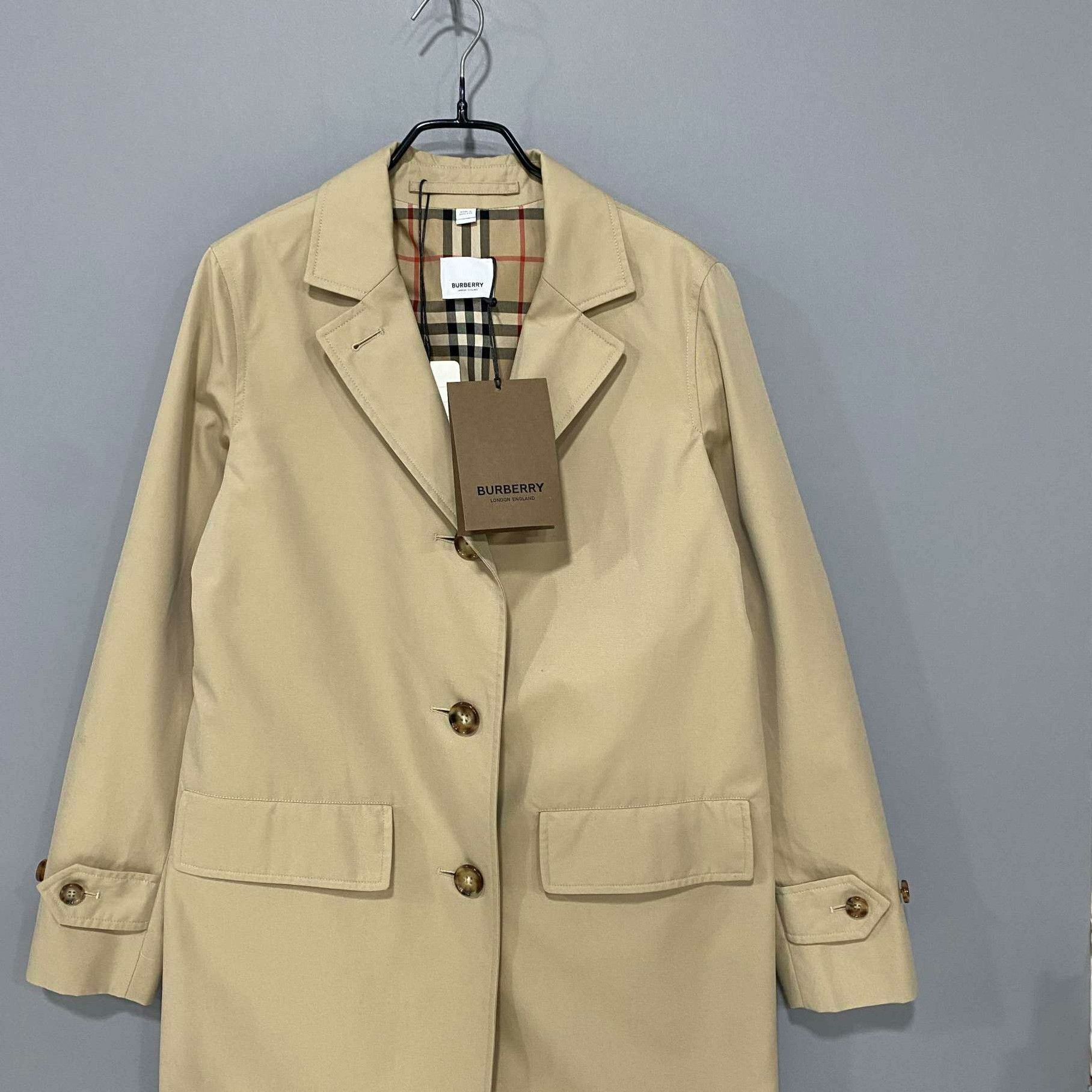 Burberry Burberry Plaid Beige Coat uk_2 Women Size XXS / US 00 / IT 34 - 1 Thumbnail