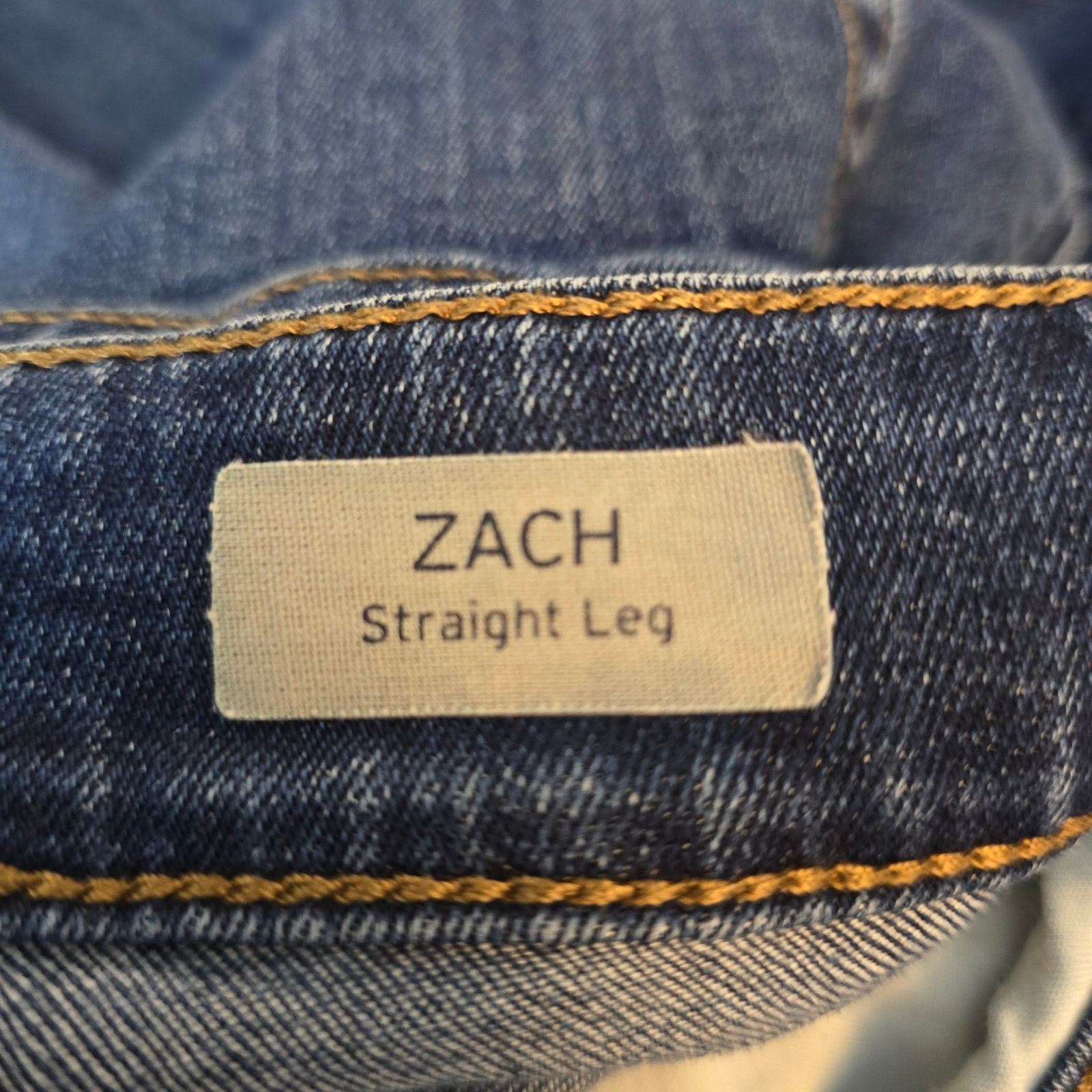Mavi Mavi Zach Straight Leg Blue Denim Jeans 33/32 Actual 34/30 Size US 33 - 3 Thumbnail