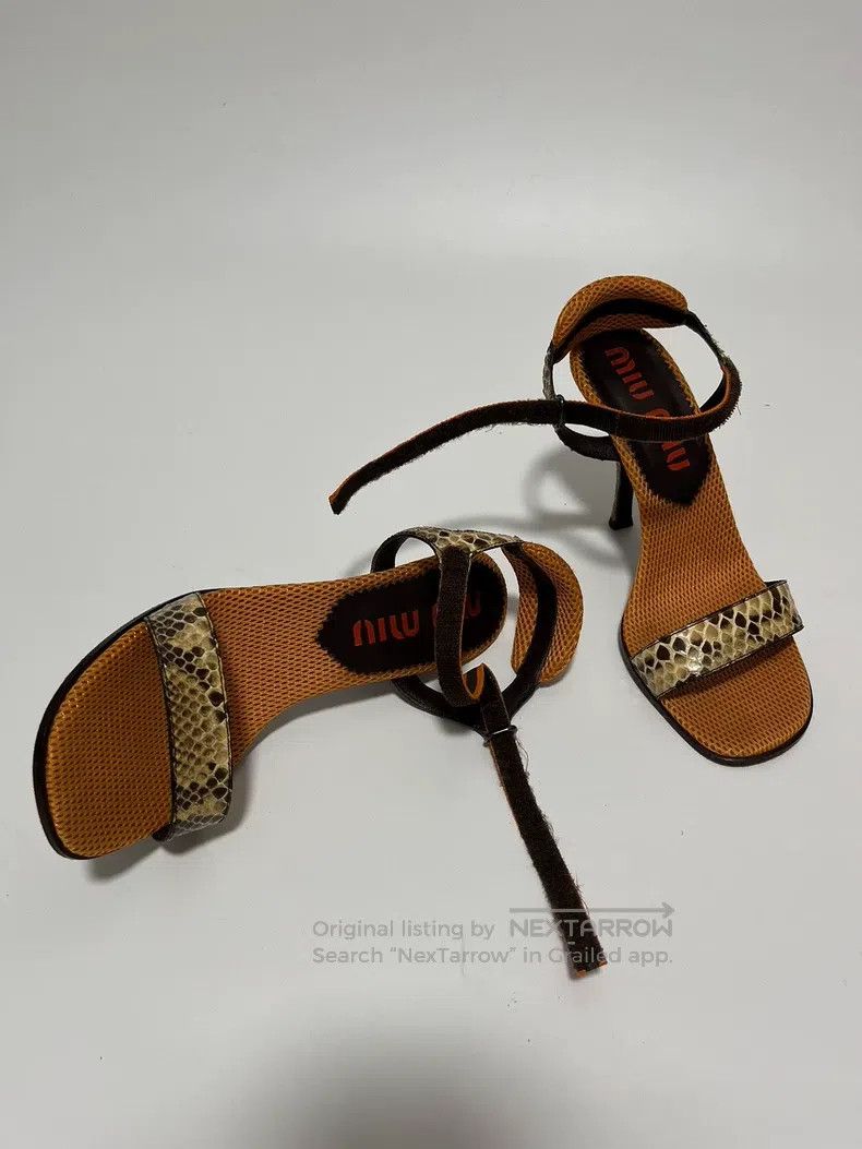Miu Miu Miu Miu Leopard Print Sports High Heels Size US 7.5 / IT 37.5 - 3 Thumbnail