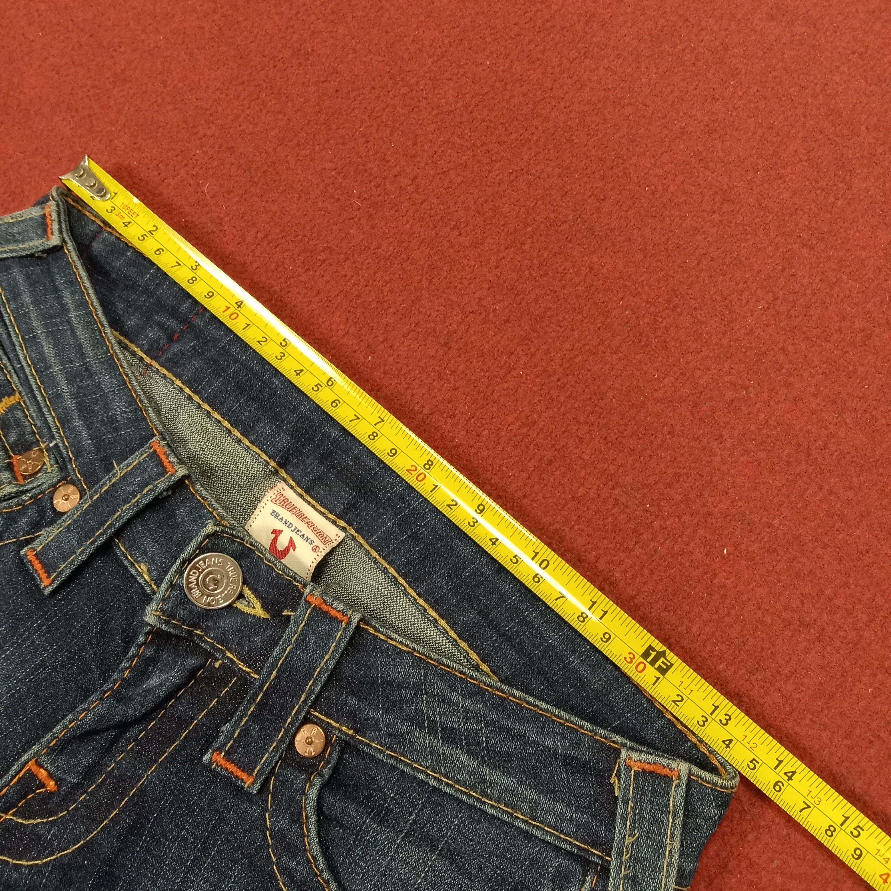 Vintage True Religion Fashion Style Streetwear Bootcut Jeans Size 27" / US 4 / IT 40 - 7 Thumbnail