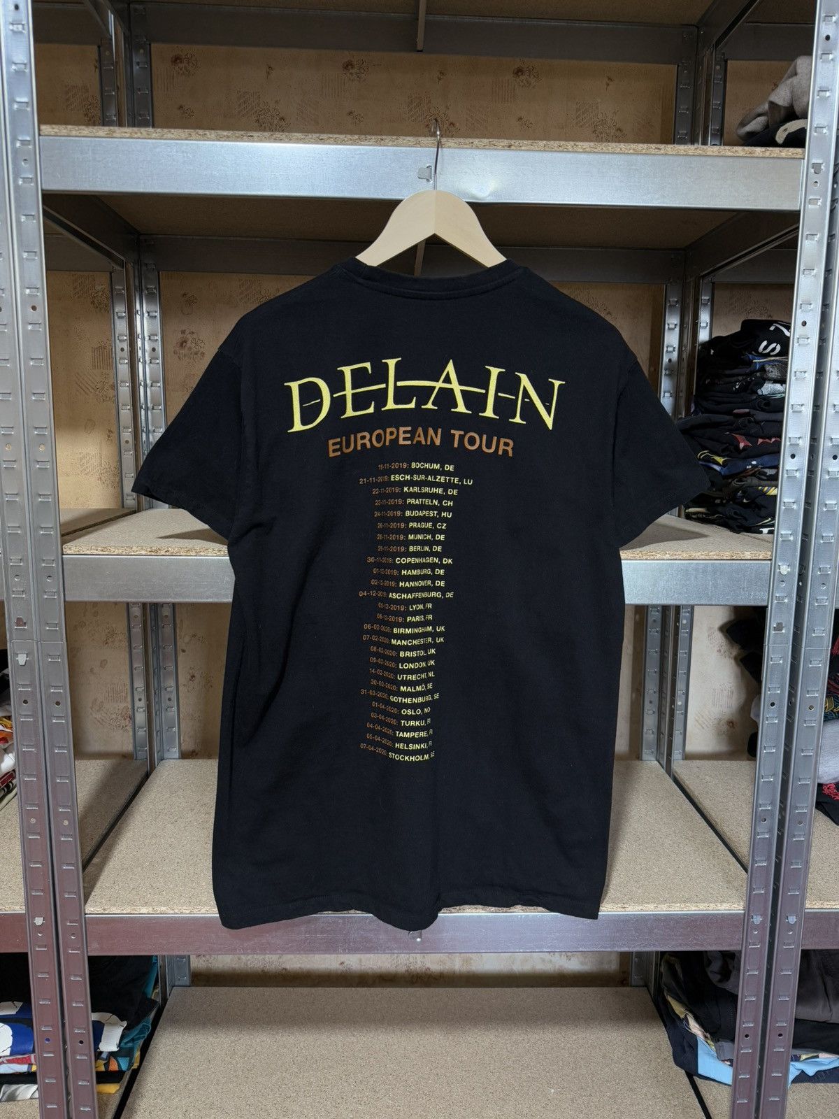 Band Tees × Vintage Vintage Delain Tour 2019 Rock Band Retro T-Shirt Y2K Size US M / EU 48-50 / 2 - 2 Thumbnail