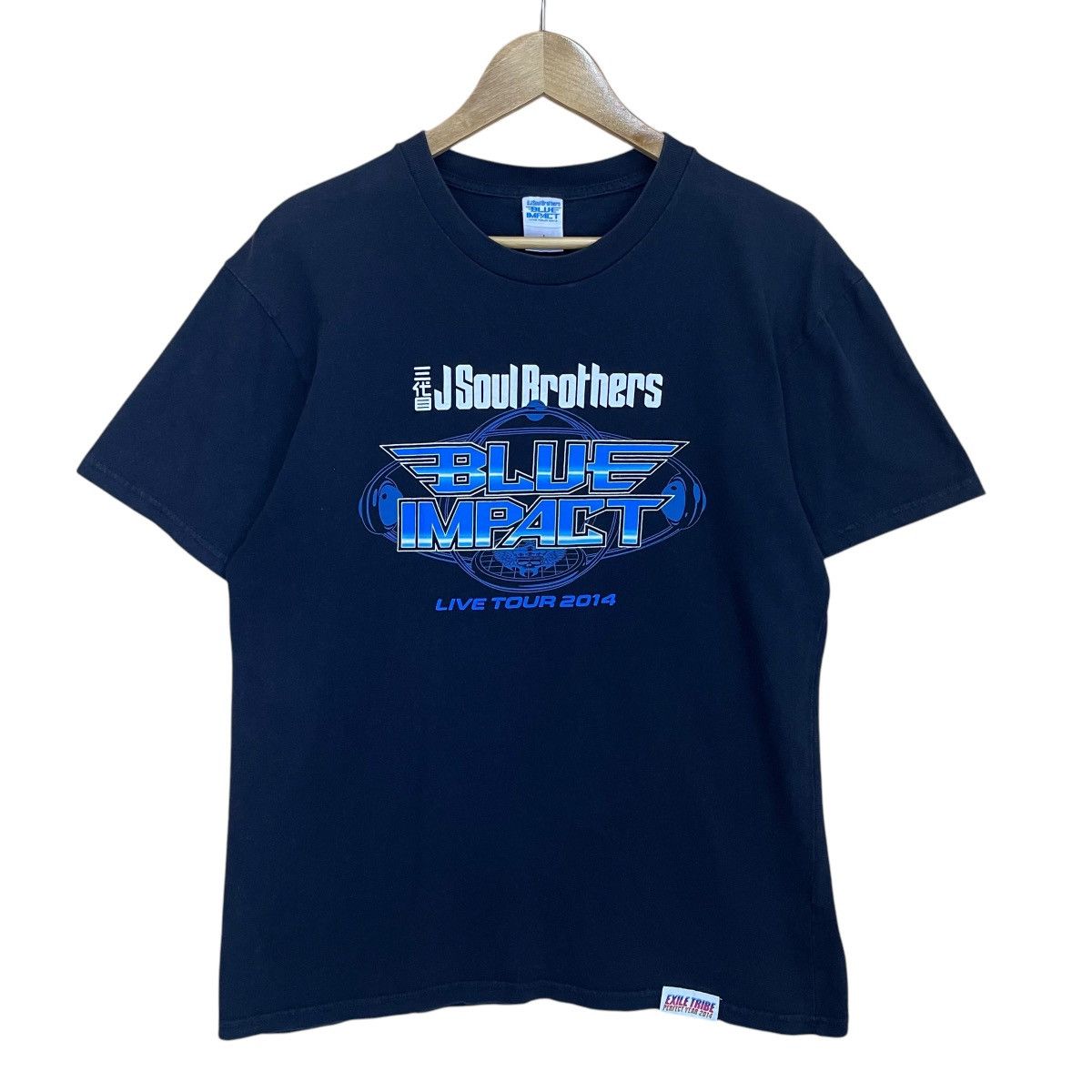 Band Tees × Japanese Brand Blue Impact Live Tour 2014 Big Logo Tee Size US M / EU 48-50 / 2 - 1 Thumbnail
