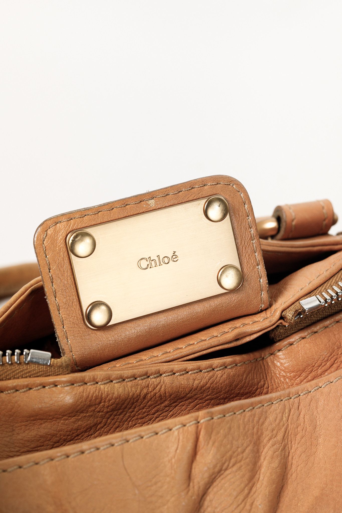 Chloe Chloe Paddington Giant Padlock Caramel Leather Bag Size ONE SIZE - 12 Thumbnail