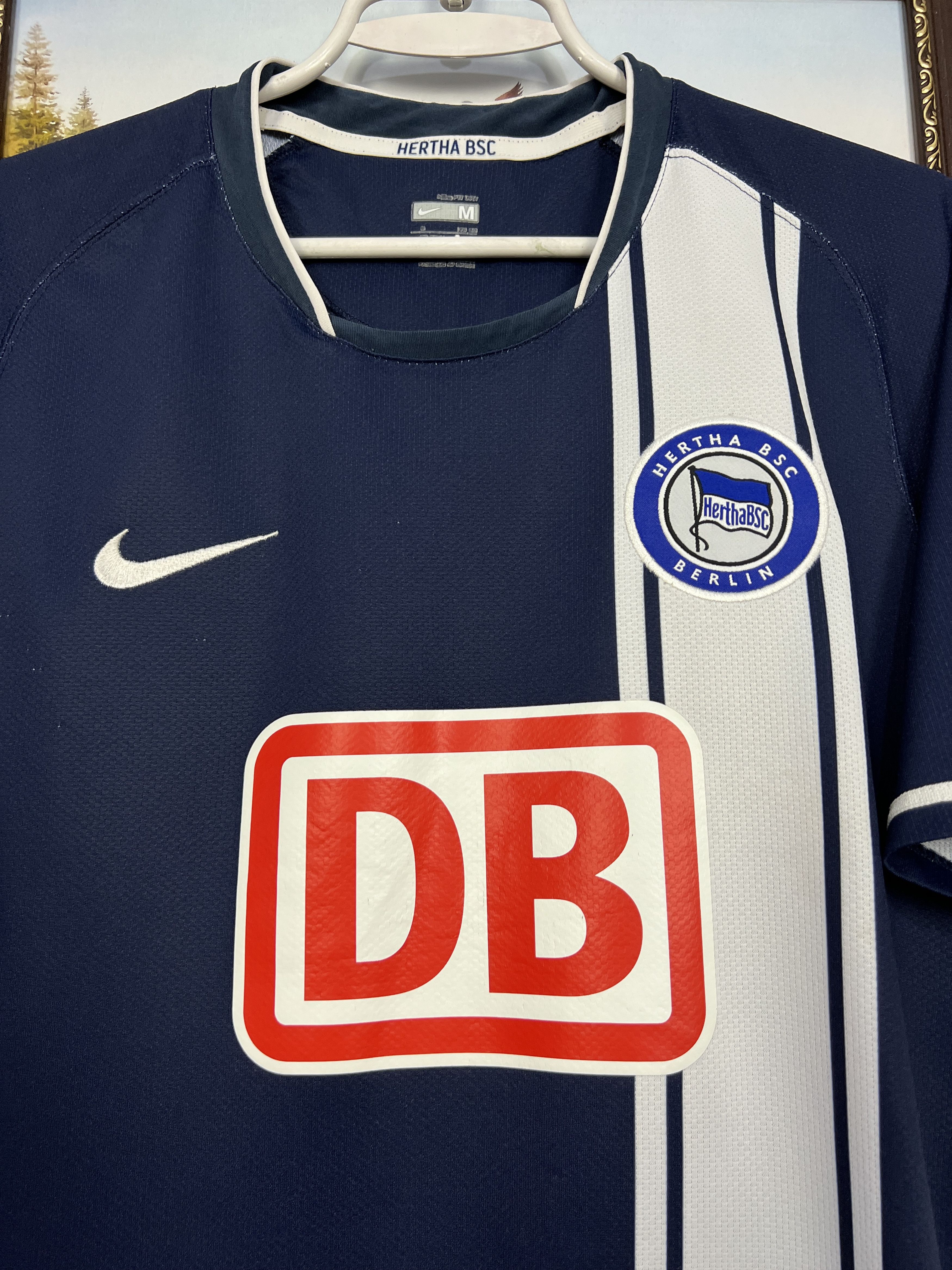 Nike Hertha Home football shirt 2007 Soccer Nike Jersey Mens Size US M / EU 48-50 / 2 - 3 Thumbnail
