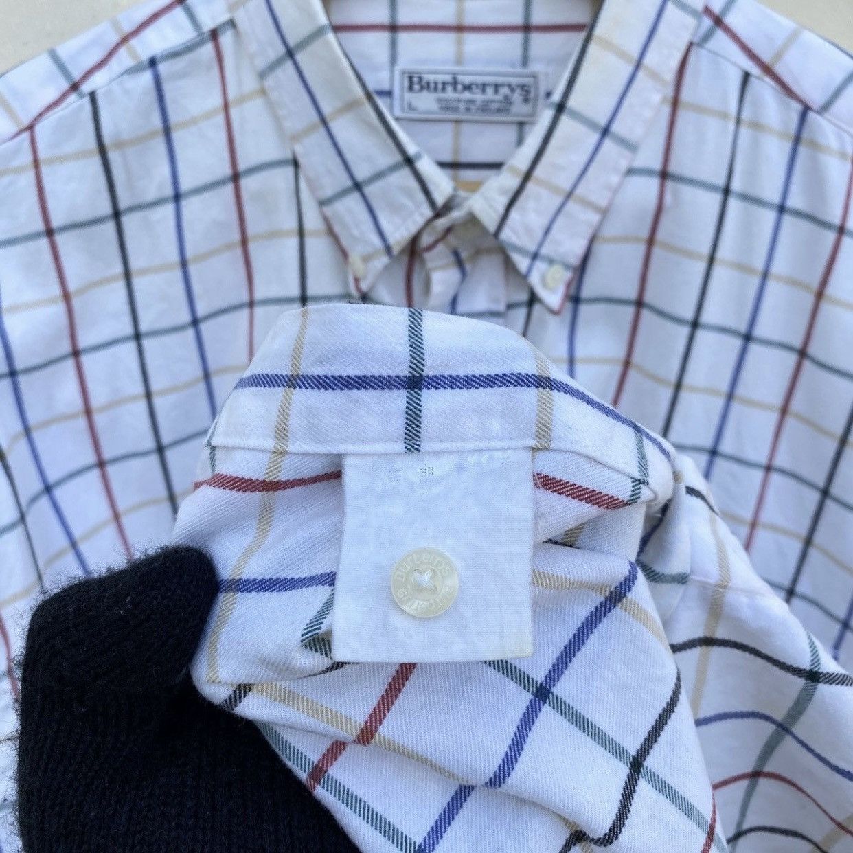 Burberry Vintage Burberrys’ Shirt Button Ups Size US L / EU 52-54 / 3 - 10 Thumbnail