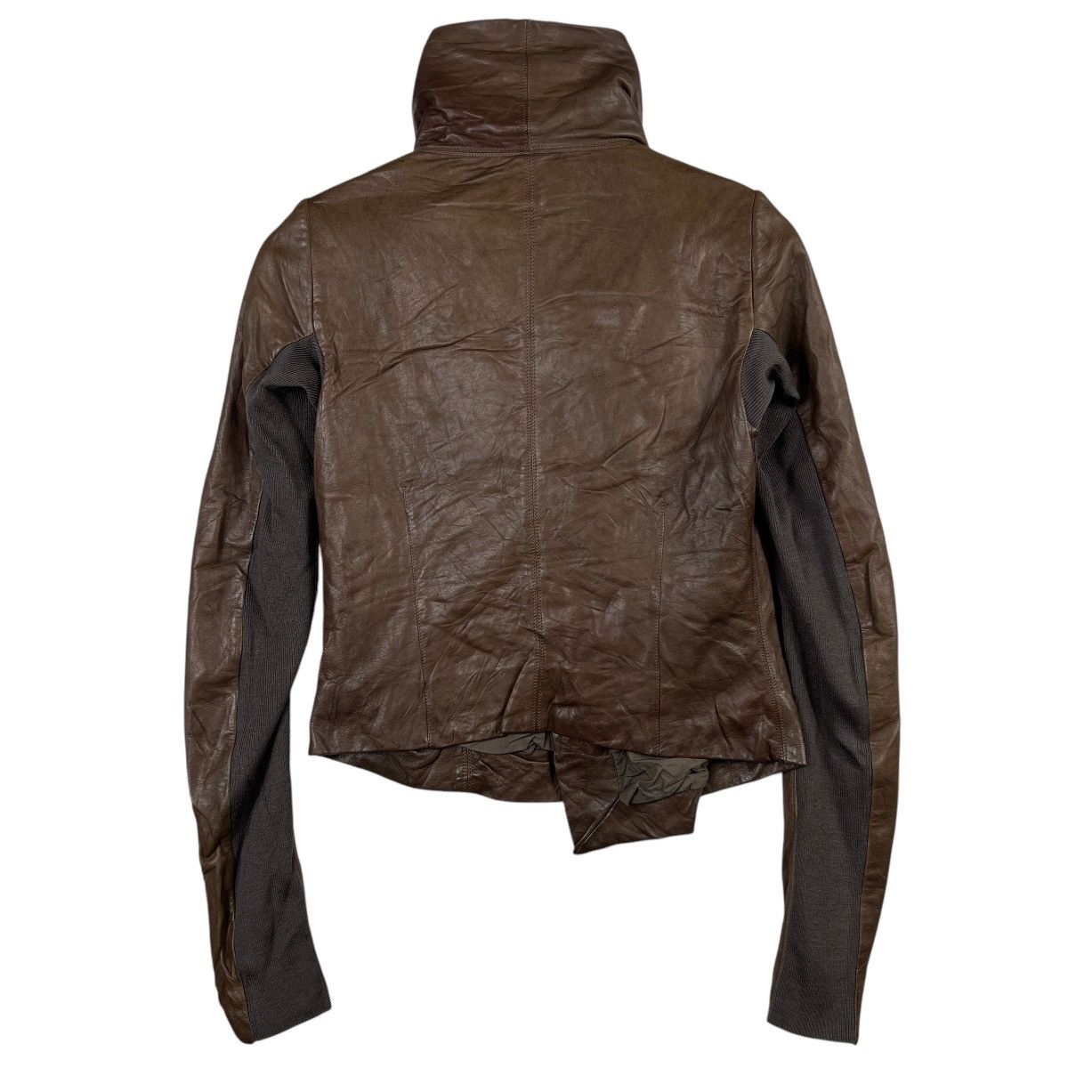 Rick Owens 🔥 RICK OWENS HYBRID LEATHER BOHO MOTORCYCLE JACKET Size M / US 6-8 / IT 42-44 - 4 Thumbnail