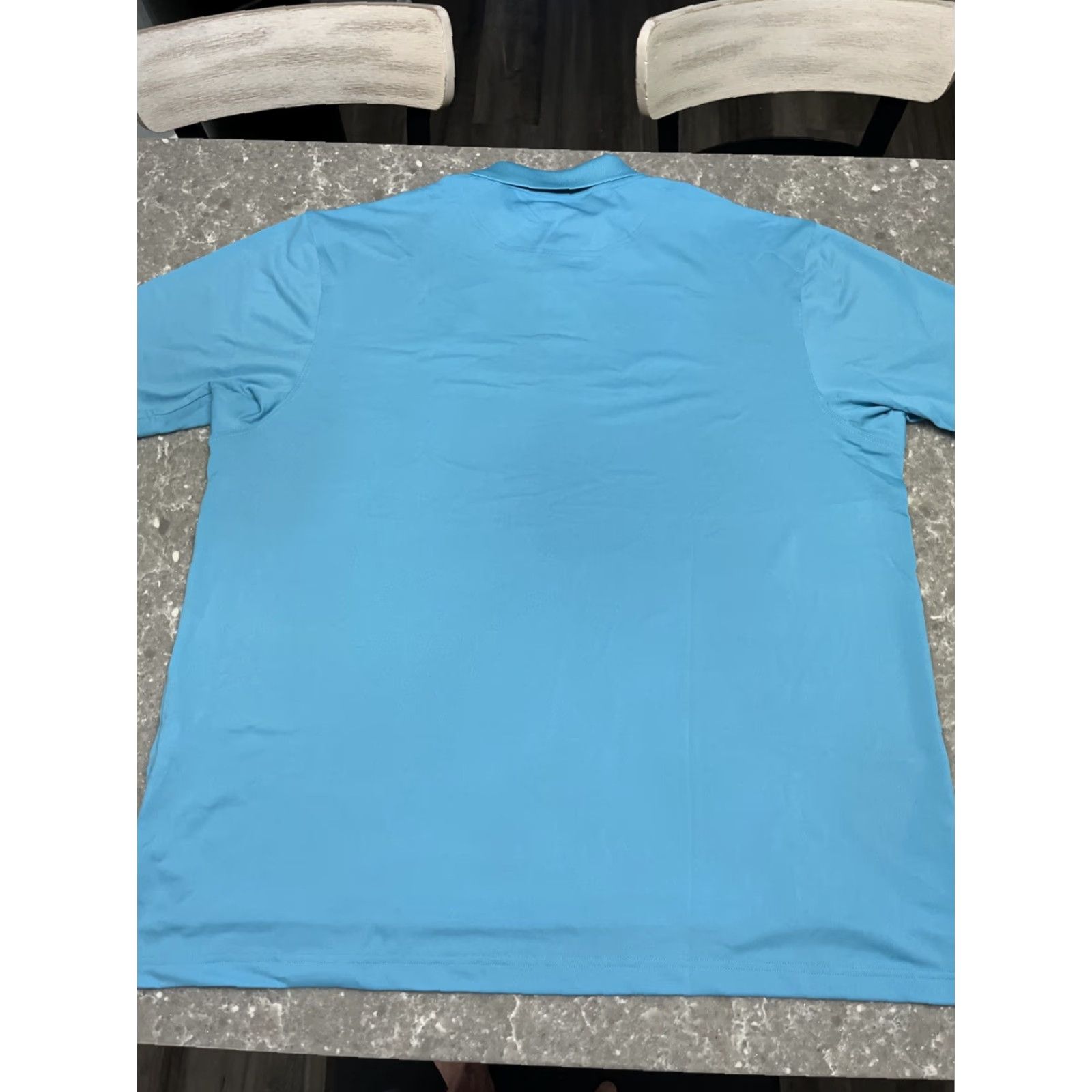 Vintage Byron Nelson Polo Shirt Mens 2XL Golf Polyester Spandex Breathable Lightweight Moisture Wicking Cardina l Sea Blue Logo Size US XXL / EU 58 / 5 - 8 Thumbnail