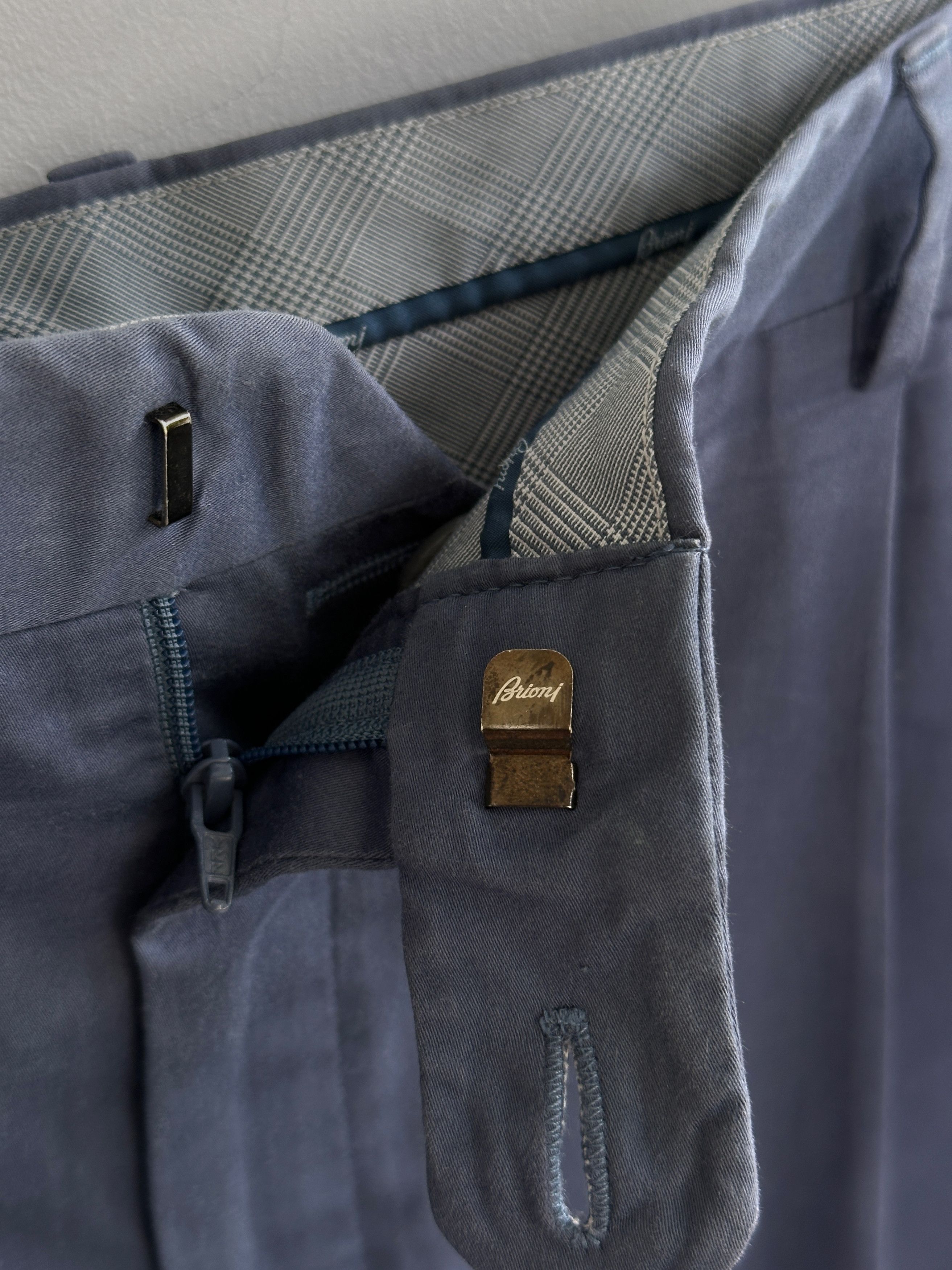Brioni Brioni Blue Dress Trousers Pants Size US 38 / EU 54 - 10 Thumbnail