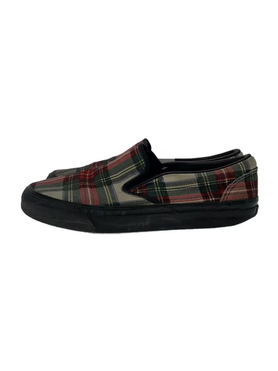 image of Number N Ine Plaid Slip On Sneakers, Men's (Size 8)
