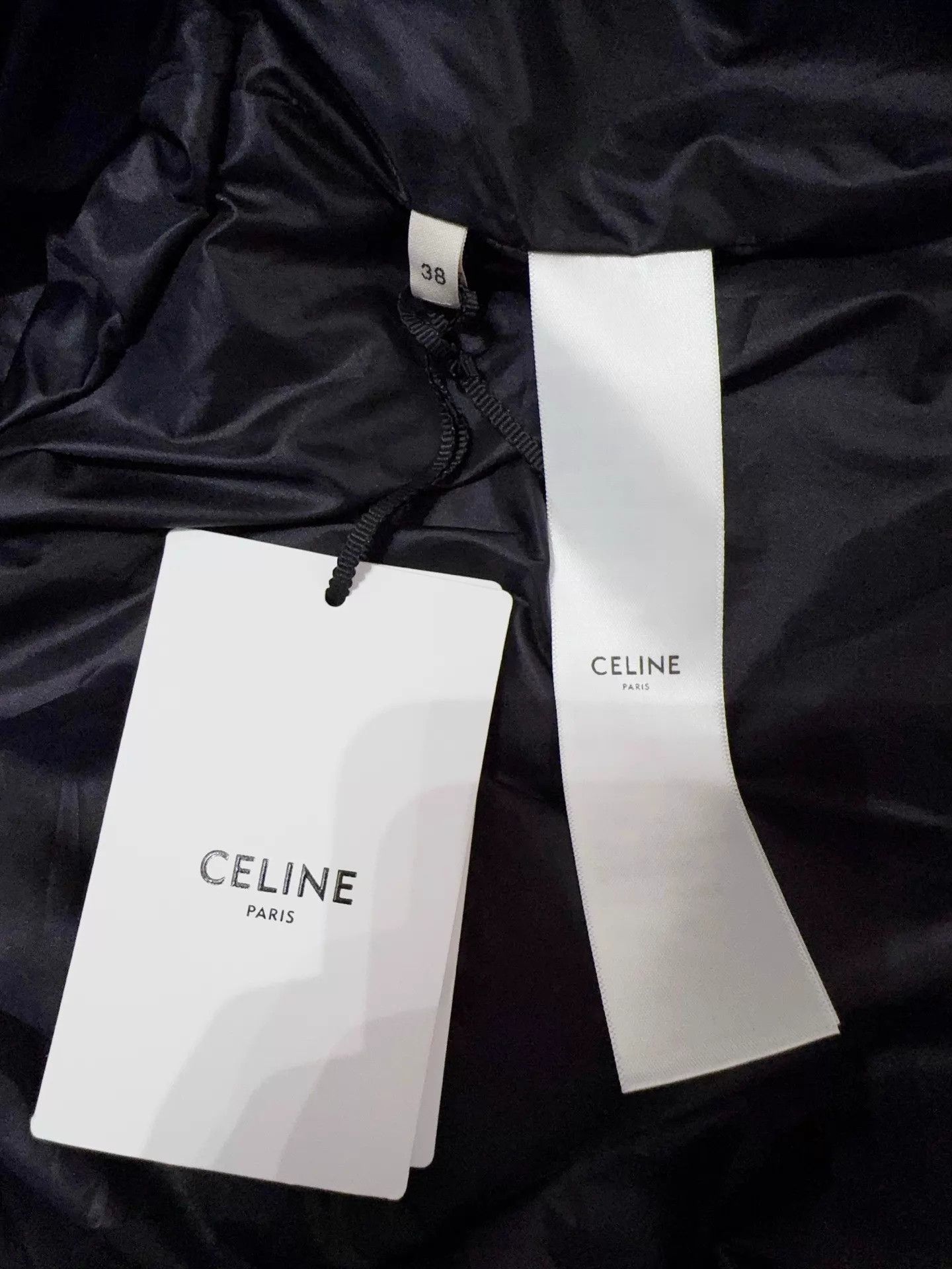 Celine Celine Waterproof Shell Jacket 38 Black Size XS / US 0-2 / IT 36-38 - 5 Thumbnail