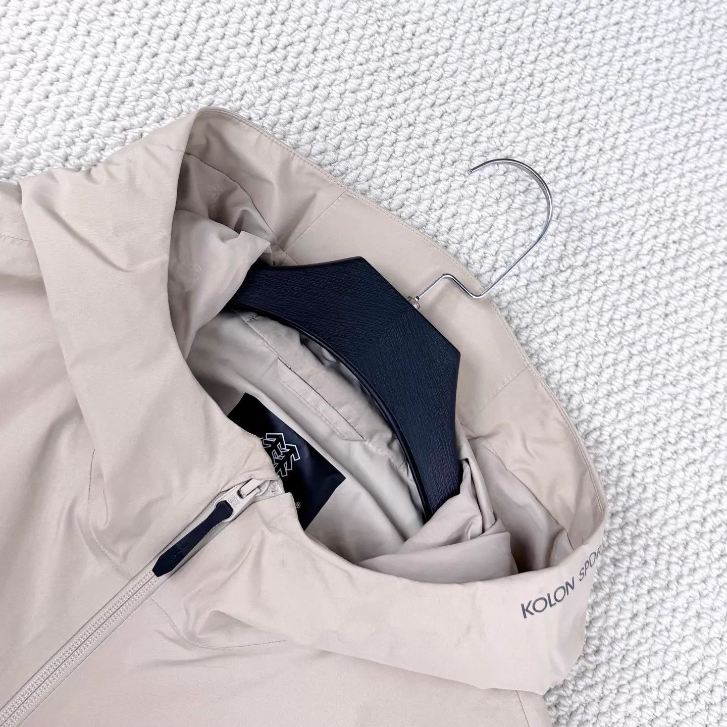 Kolor Kolon SPORT HIKING Khaki & Deep Beige Hooded Logo Jacket XXL Size US XXL / EU 58 / 5 - 3 Thumbnail