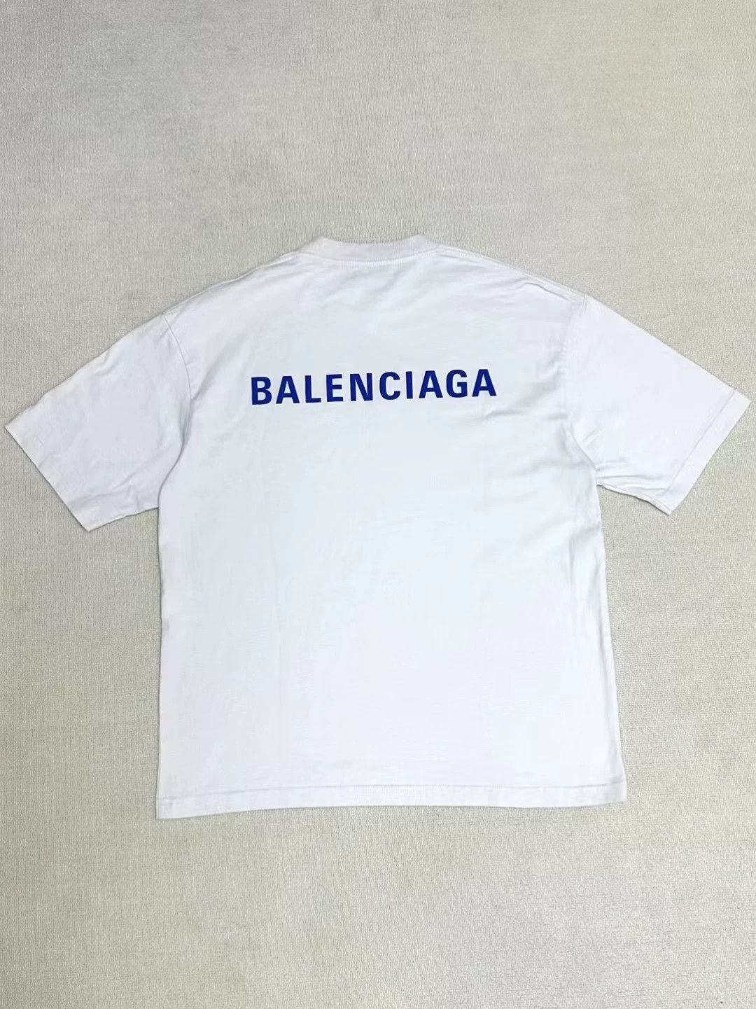 Balenciaga Balenciaga front and back logo printed short