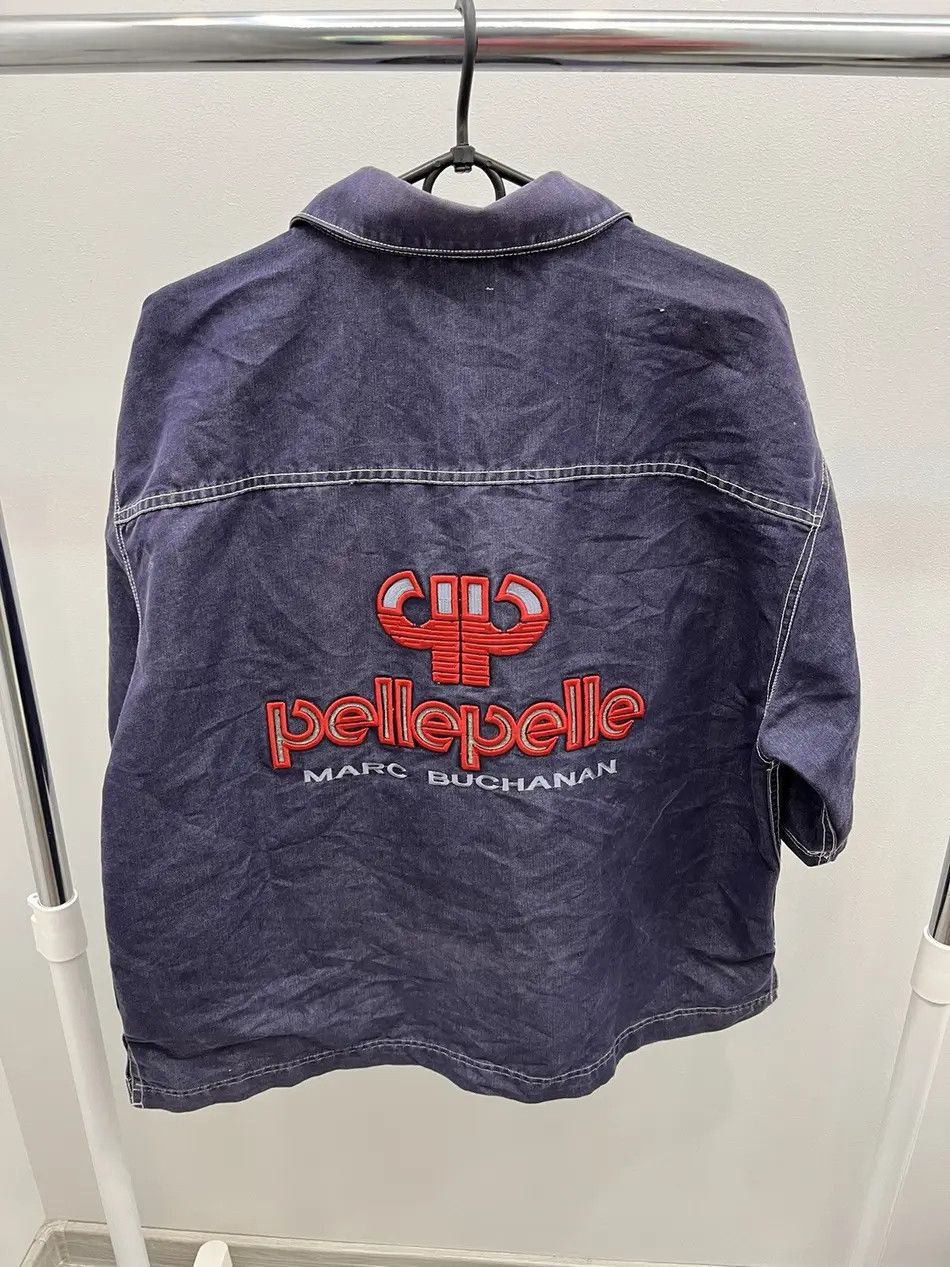 Pelle Pelle Pelle Pelle by Marc Buchanan Hip Hop Baggy Denim Shirt Size US L / EU 52-54 / 3 - 1 Thumbnail