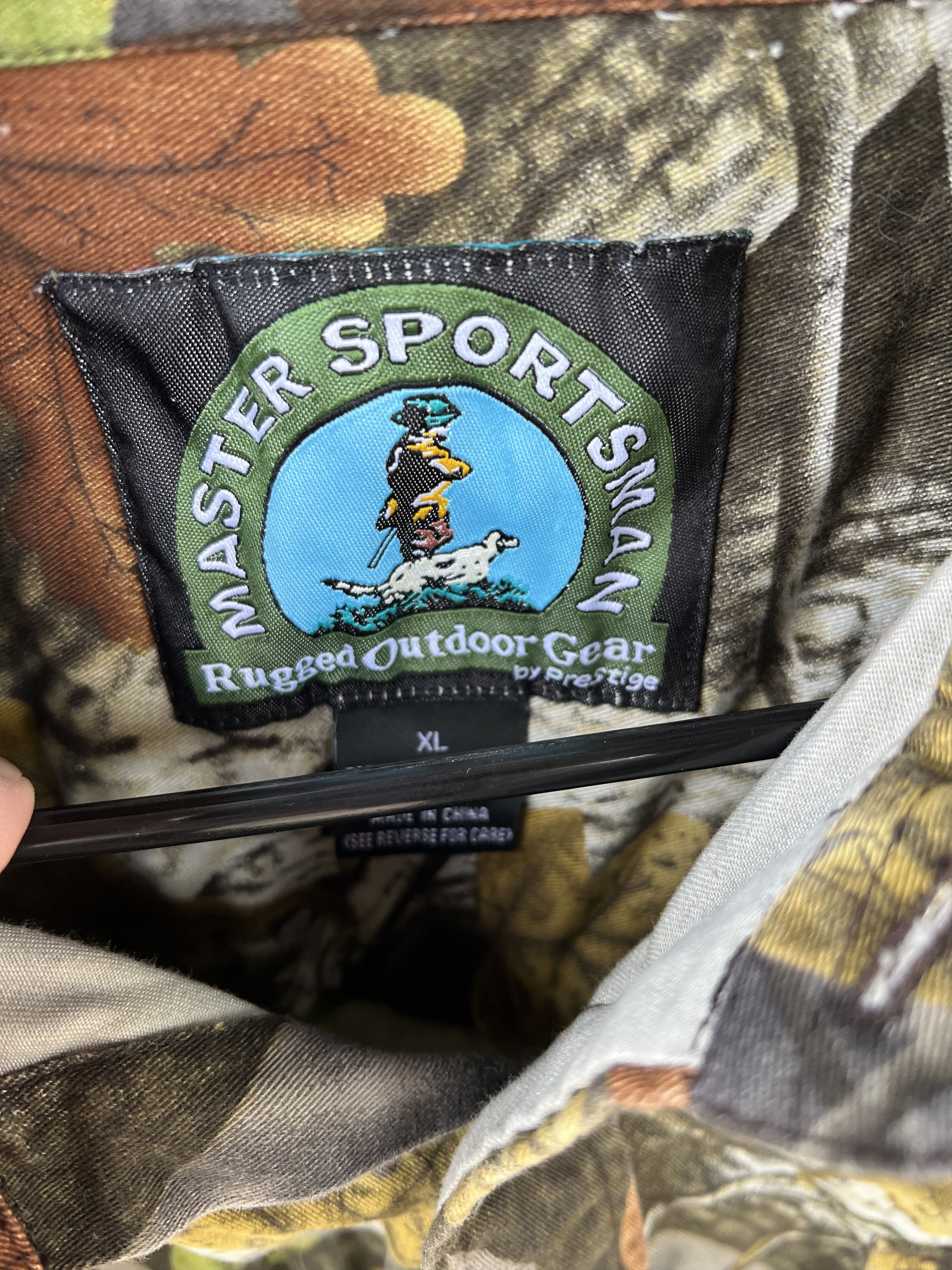 Vintage Tree Camo Field Shirt Master Sportsman Size US XL / EU 56 / 4 - 2 Thumbnail