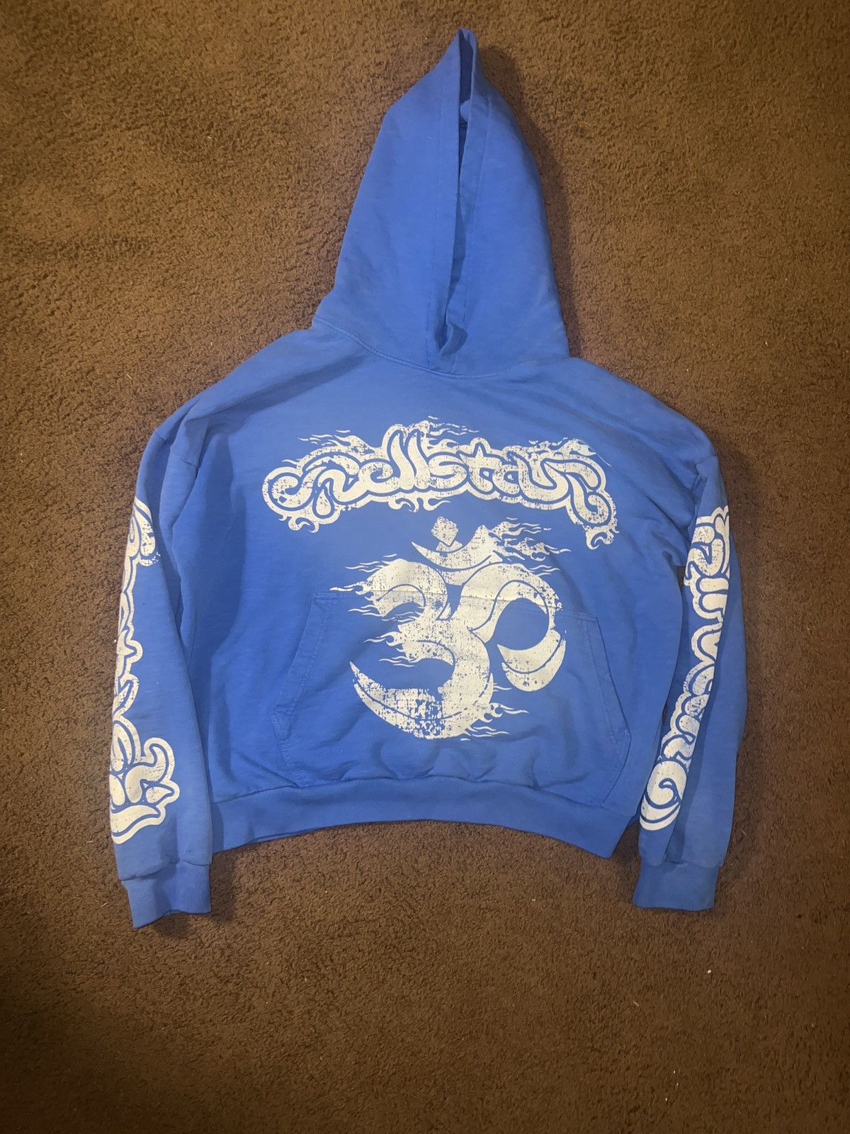 HELLSTAR × Streetwear Hellstar Yoga hoodie Blue XL | Grailed