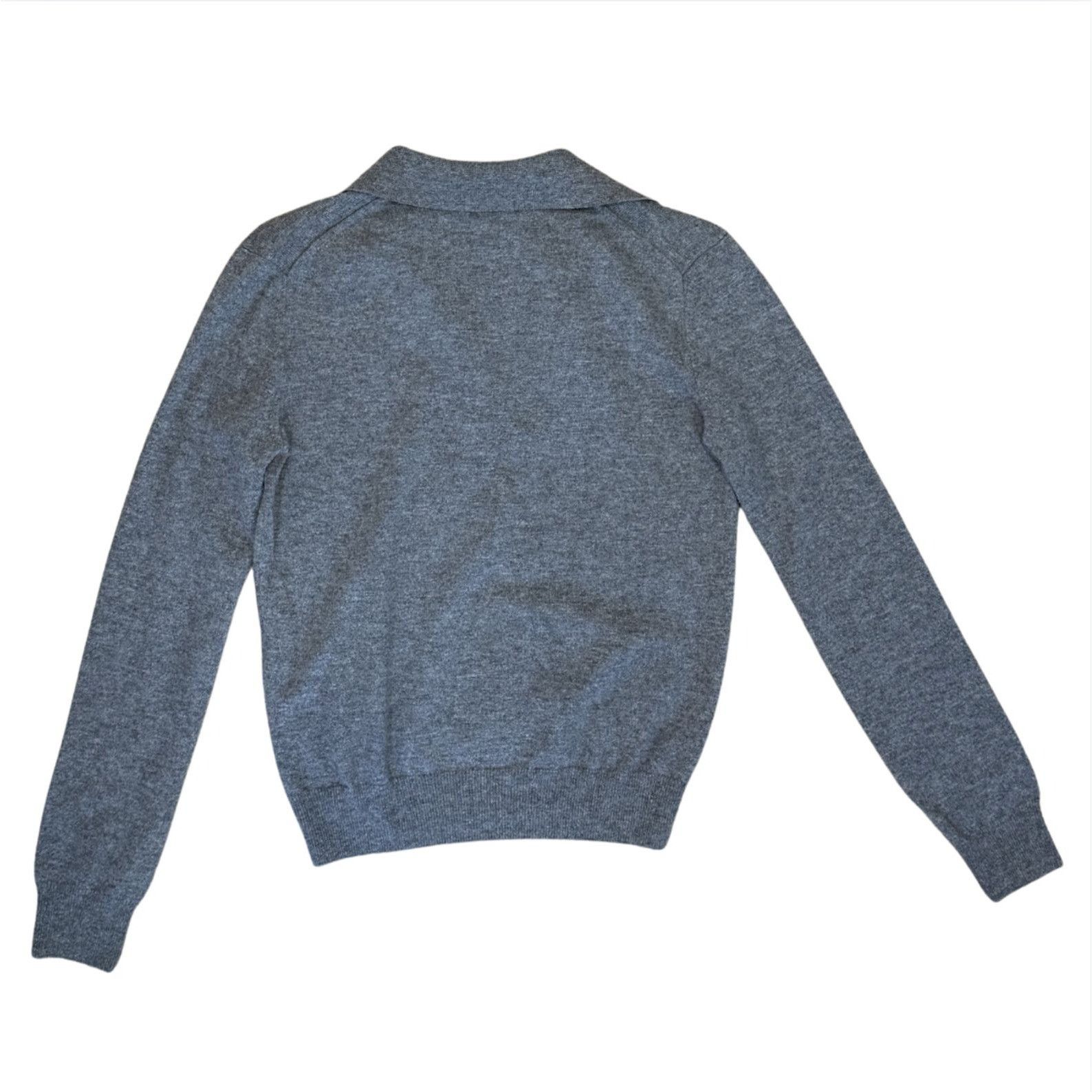 CLOSED CLOSED Grey Wool Cashmere Polo Sweater Top EUC $380 XS Size XS / US 0-2 / IT 36-38 - 3 Thumbnail