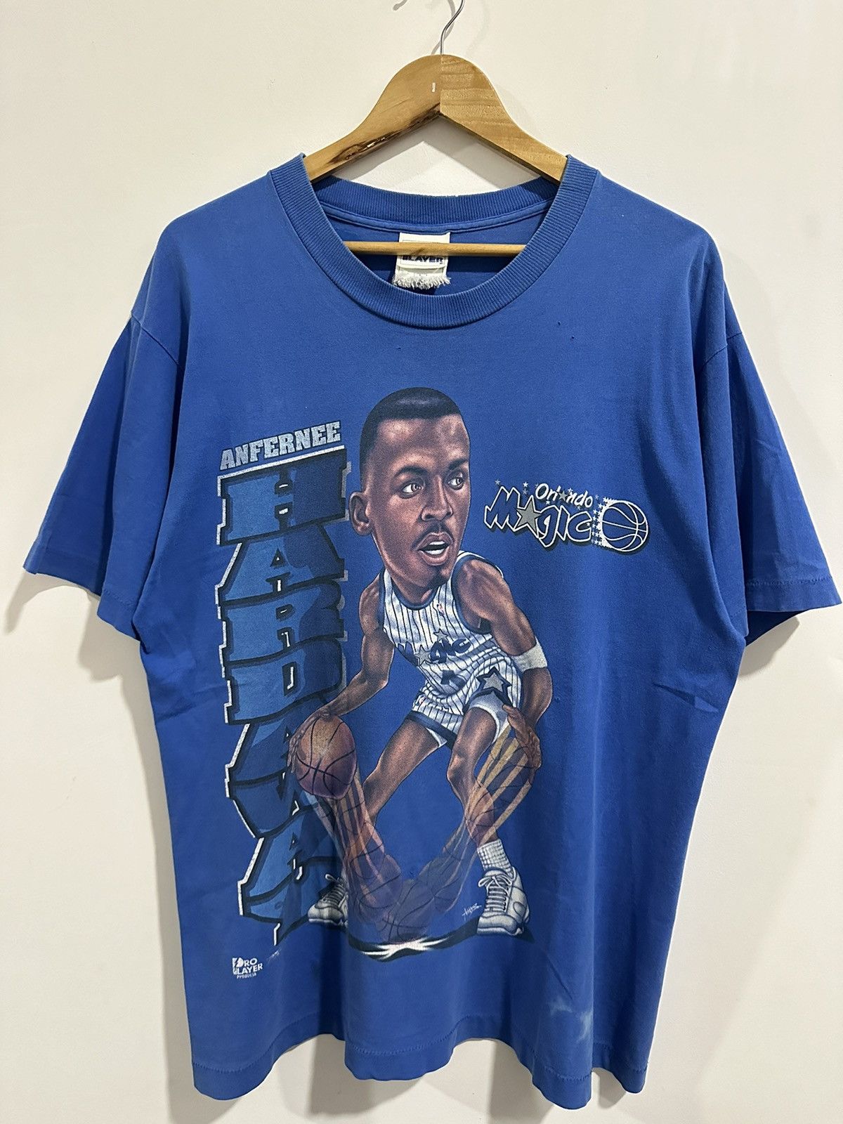 NBA × Rap Tees × Vintage Vintage 90’s NBA Anfernee Penny Hardway Orlando Magic Raptee Size US L / EU 52-54 / 3 - 2 Thumbnail