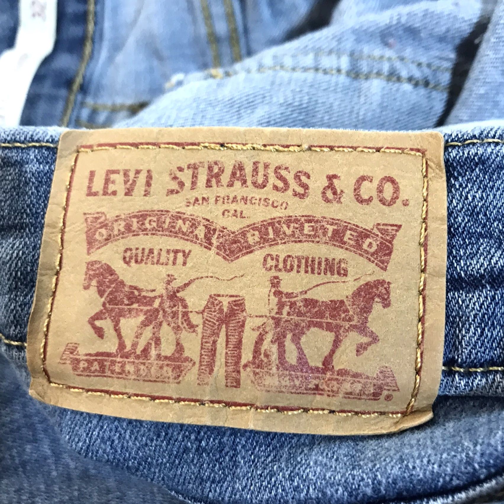 Levi's Levi's Classic Straight Jeans Women Size 10 Light Wash Blue 90s USA Size 32" / US 10 / IT 46 - 6 Thumbnail