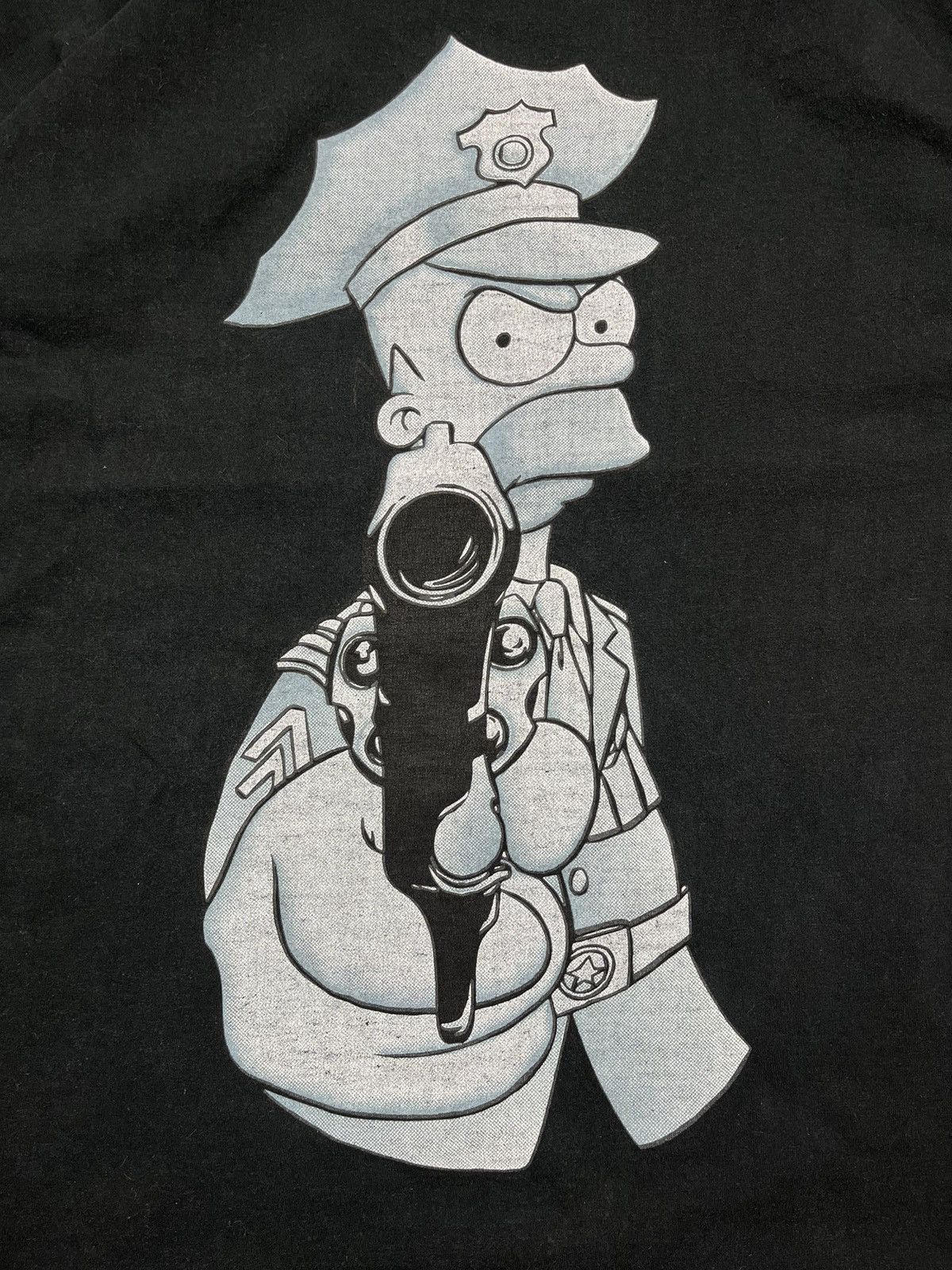 The Simpsons × Vintage Vintage 90s The Simosons Homer Simpson cop graphic tee Size US L / EU 52-54 / 3 - 4 Thumbnail