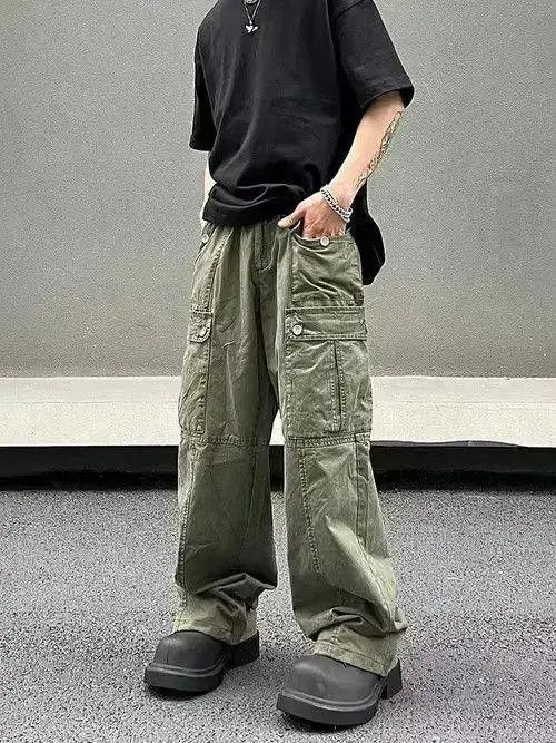 Jean Chiharu x Katou Multi Pocket Cargo Wide Leg Pants Size US 34 / EU 50 - 4 Thumbnail