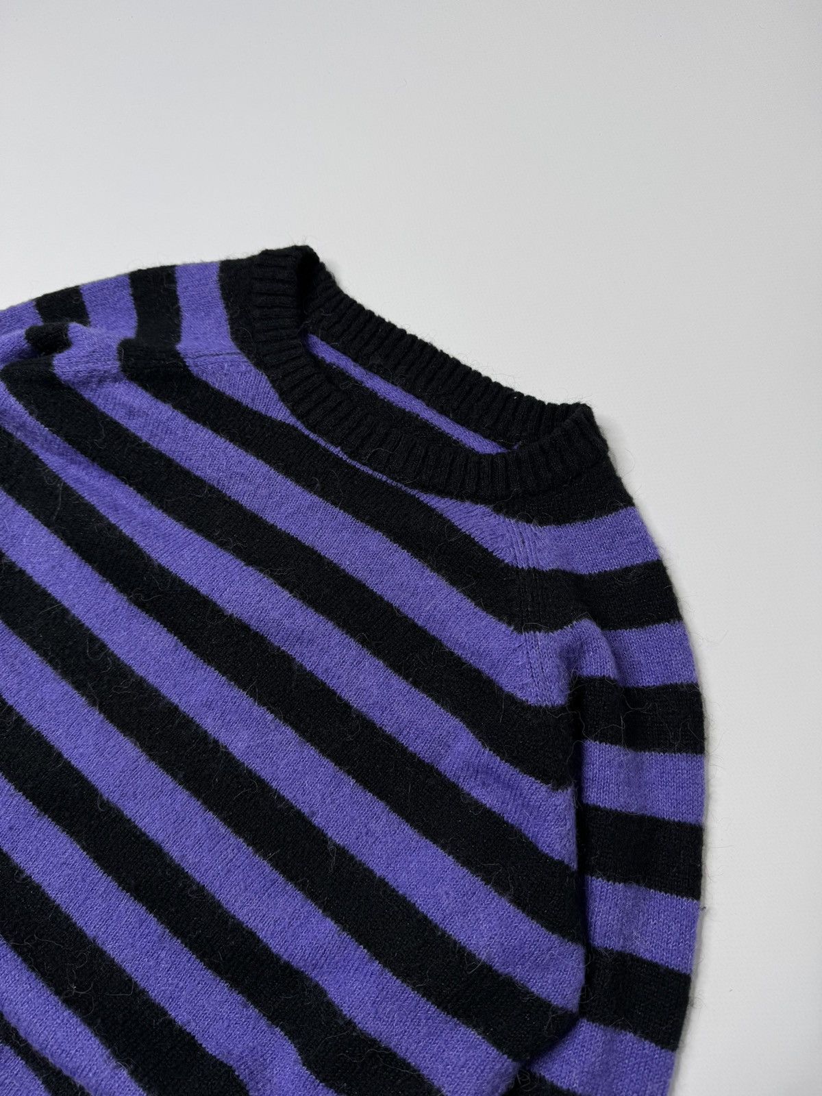 Seditionaries Vintage avant garde purple striped knit sweater marni swag Size US S / EU 44-46 / 1 - 2 Thumbnail