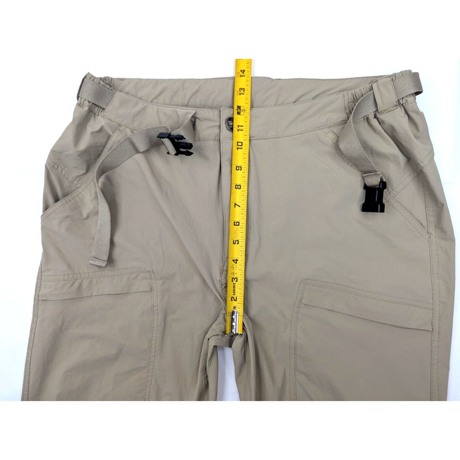 Vintage Free Soldier Cargo Pants Men 38 Beige Quick Dry Stretch Cargo Pocket Belted 38x31 Regular Waist Inseam 31 Size US 38 / EU 54 - 4 Thumbnail