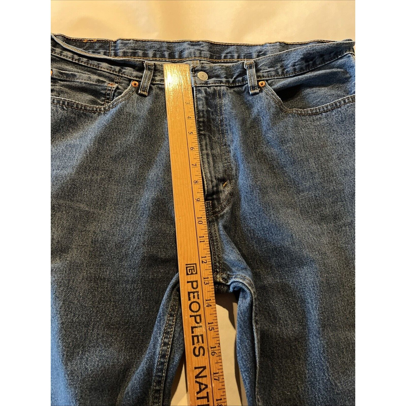 Levi's Levi’s 505 Jeans Men’s 38x34 Reg Straight Denim Cotton Blue Size US 38 / EU 54 - 7 Thumbnail