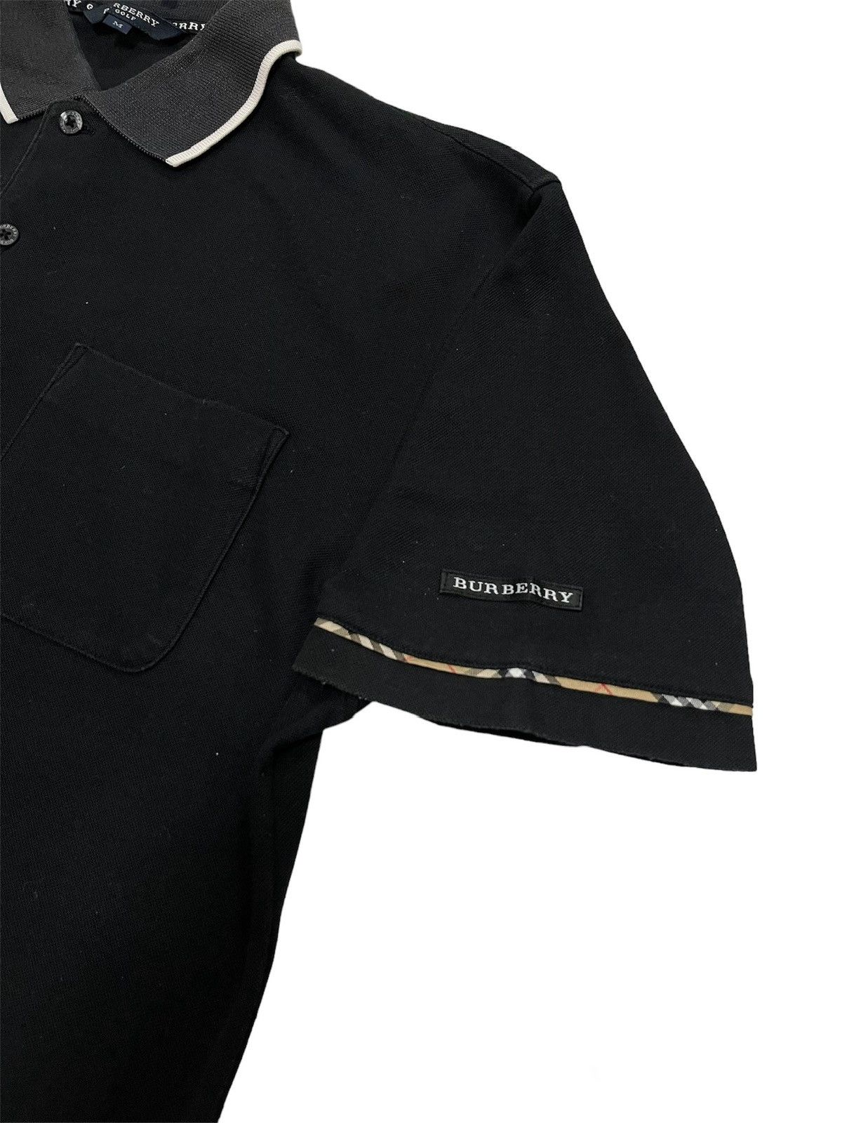 Burberry Burberry Golf Single Pocket Half Button Vintage Tee Size US S / EU 44-46 / 1 - 6 Thumbnail
