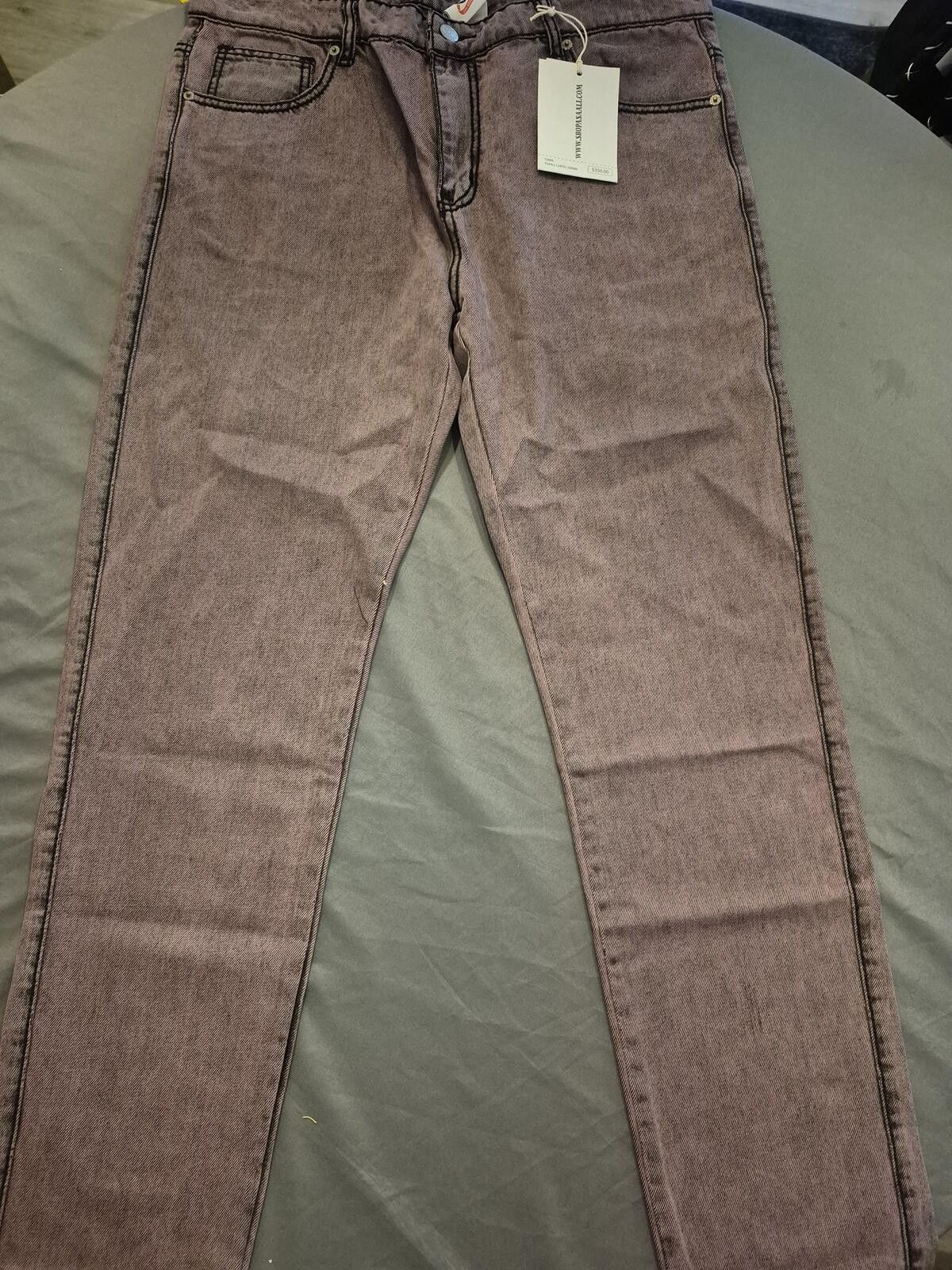 Asaali Asaali Pink Cartel Denim Jeans Size 34 MSRP $350 Size US 34 / EU 50 - 1 Thumbnail