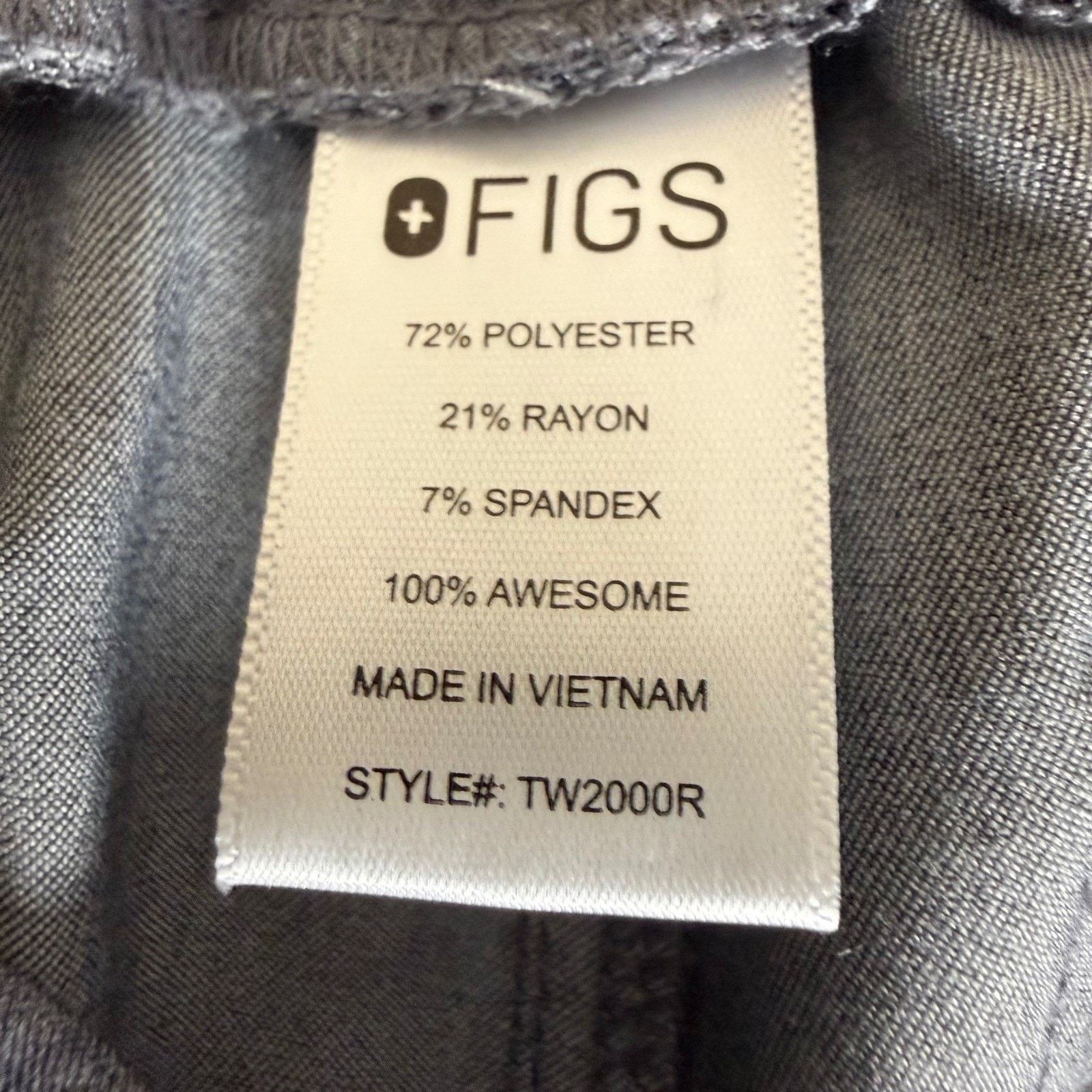 Other FIGS Womens Yola High Waisted Skinny Scrub Pants Gray S Size 30" / US 8 / IT 44 - 3 Thumbnail