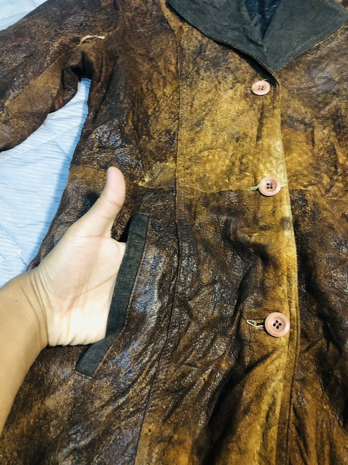 Element Element By Vakko Leather Jacket (23) Size S / US 4 / IT 40 - 5 Thumbnail