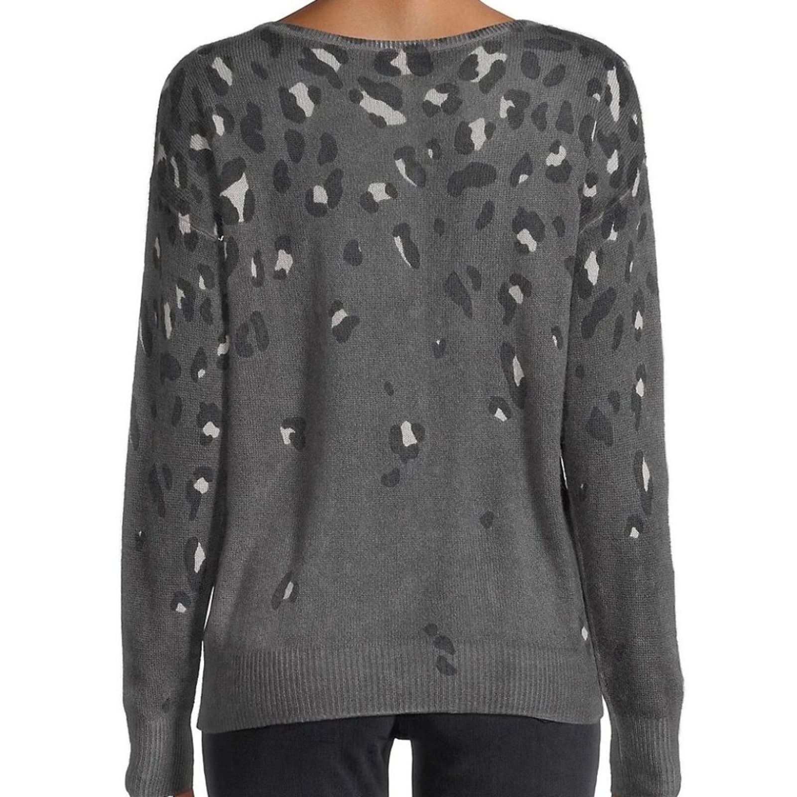 360Cashmere Tavi Leopard-Pattern Cashmere Sweater from 360 CASHMERE Size XS / US 0-2 / IT 36-38 - 2 Thumbnail
